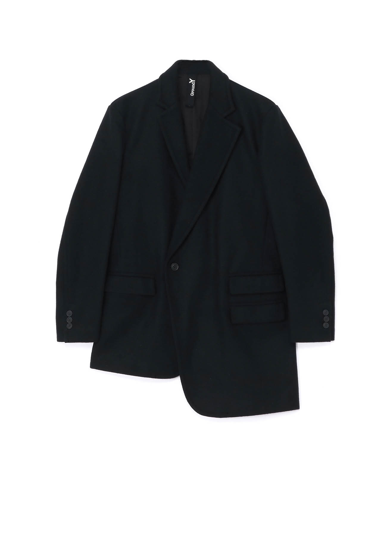 Vintage flannel Asymmetry jacket type2