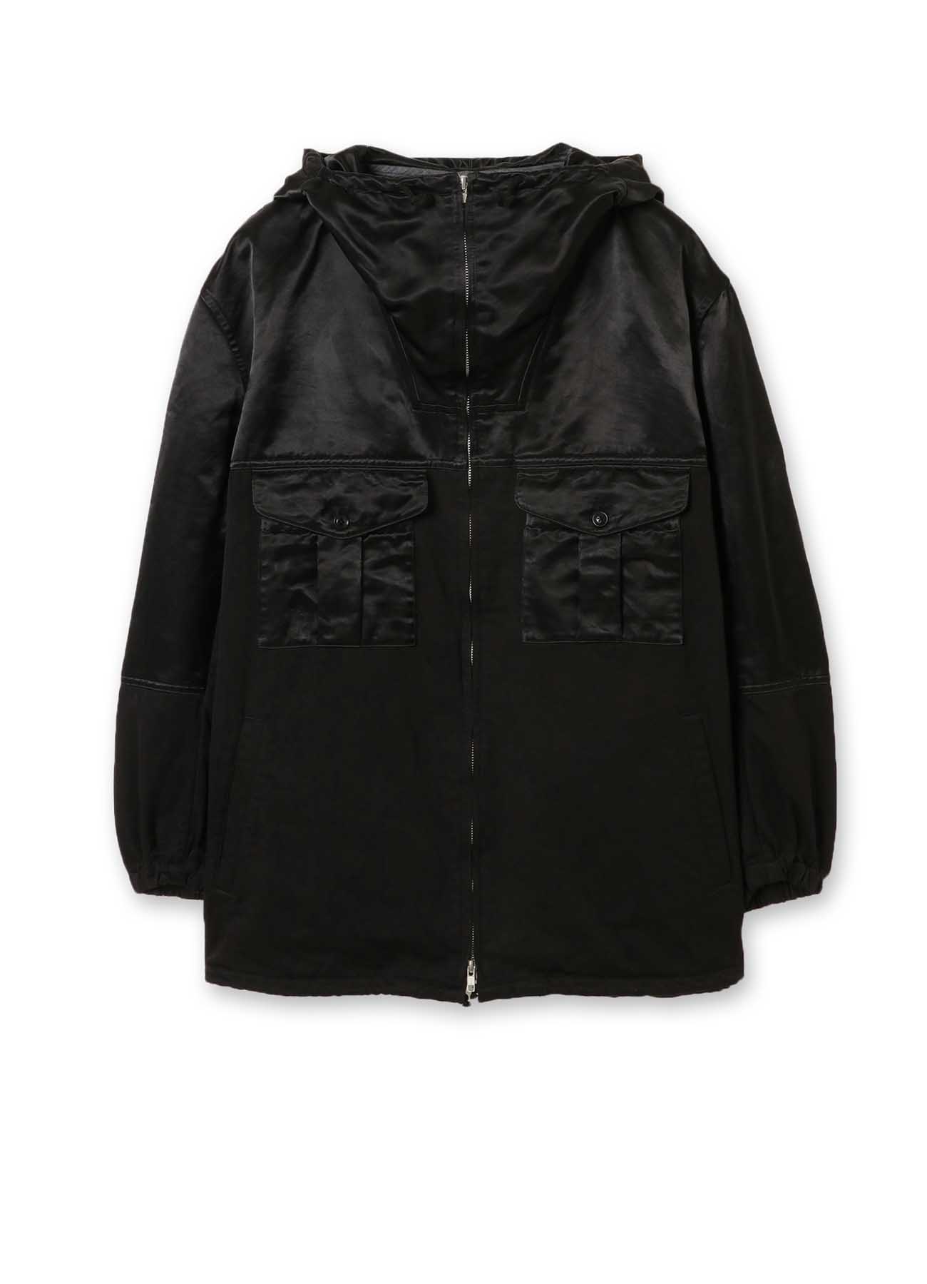 Cotton/Nylon twill combination Anorak jacket
