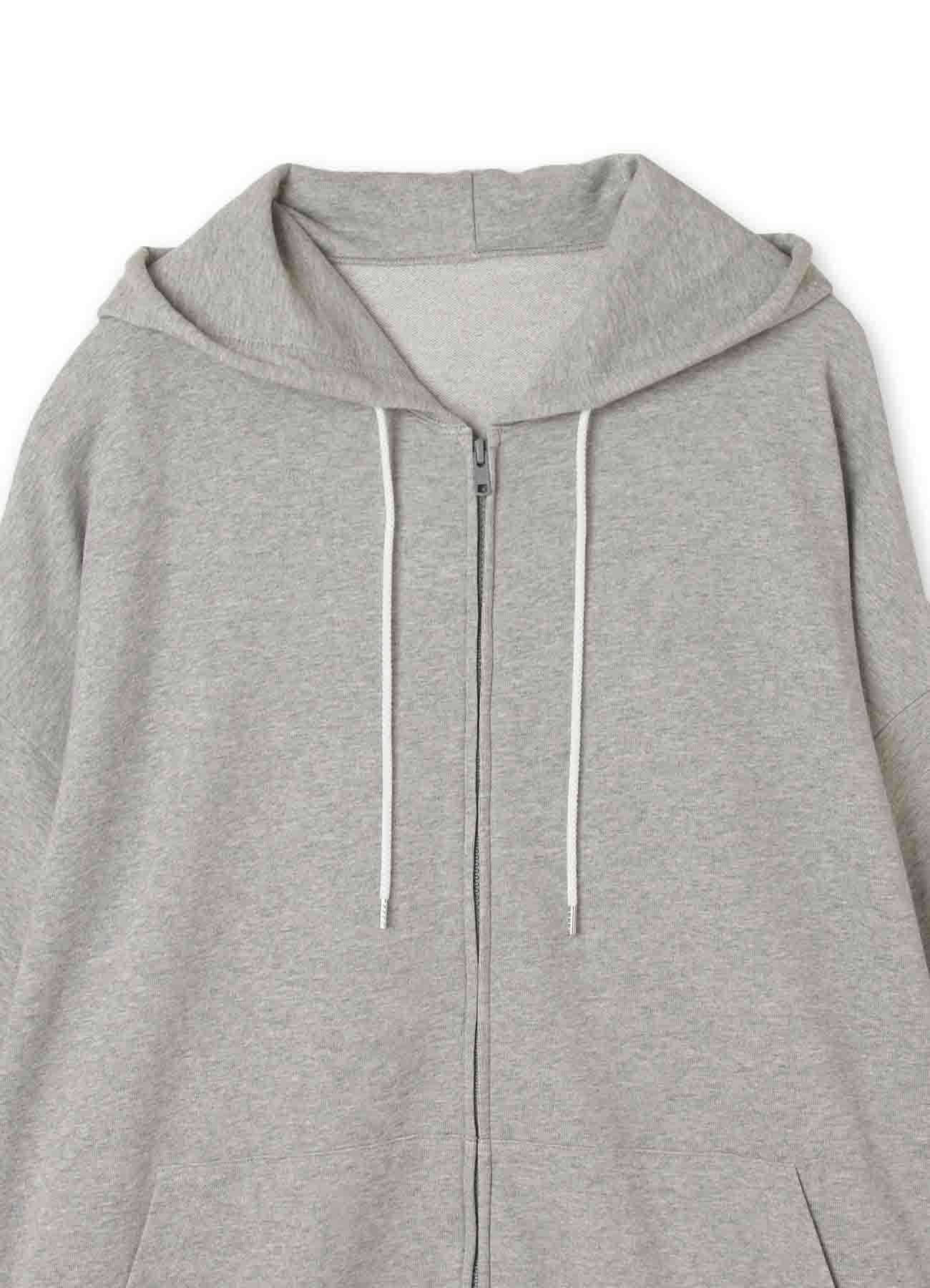 Mini fleece pile Three-quarter sleeves hoodie