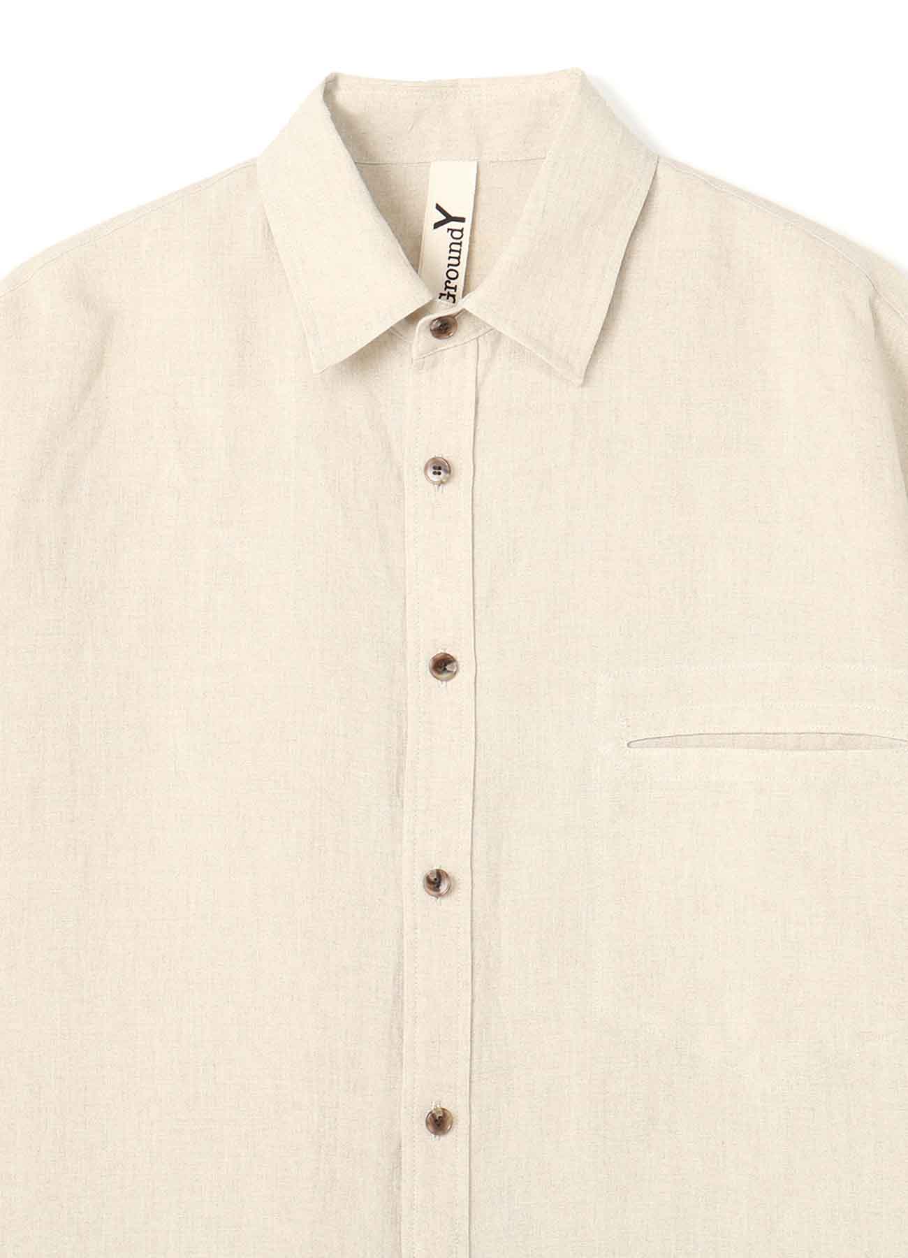 50/Linen cloth Dolman short sleeve shirt
