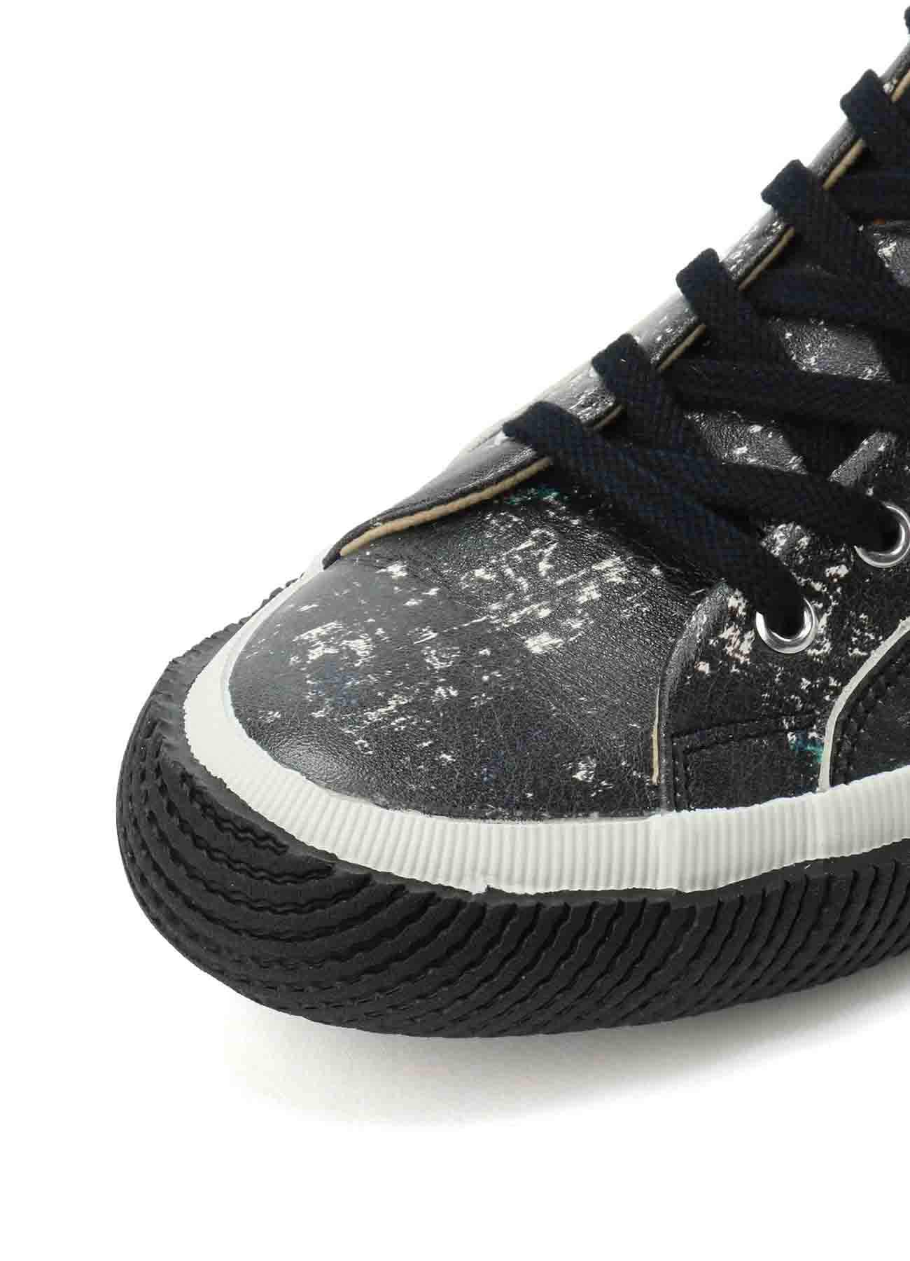 Leather smooth High-top sneakers