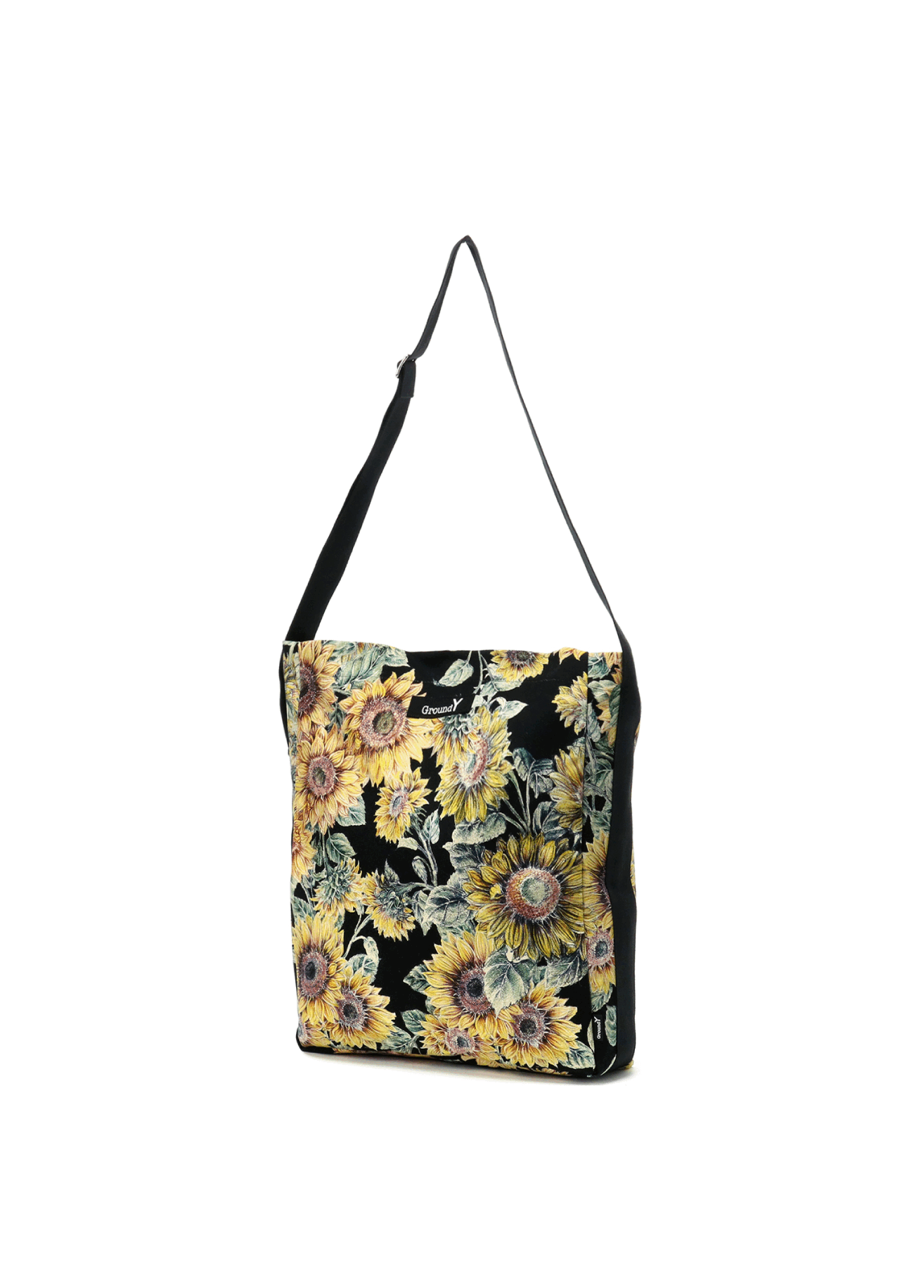 Cotton Bag Flower Print Shoulder Bag