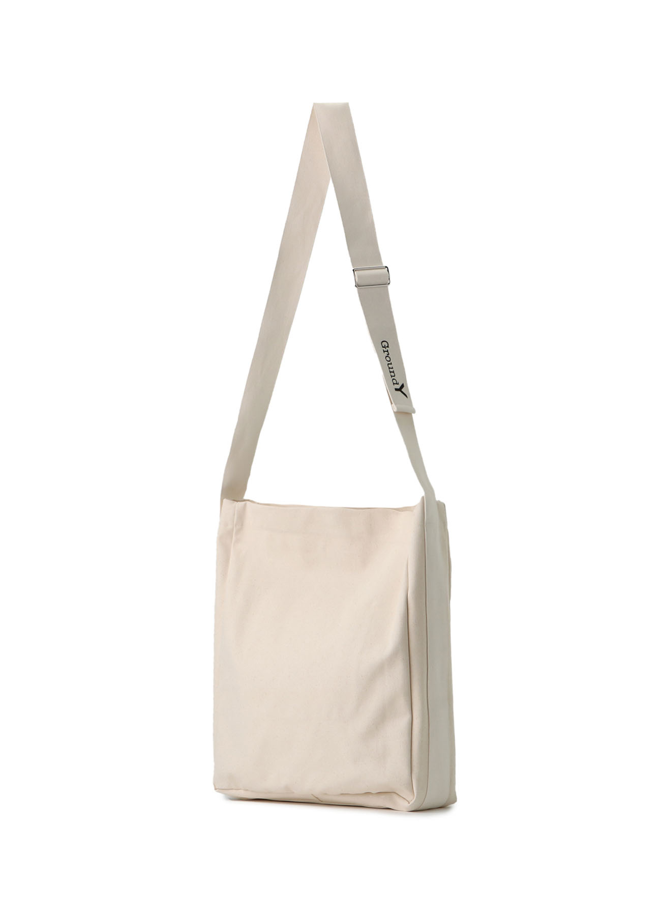 Cotton Canvas Logo Shoulder Bag
