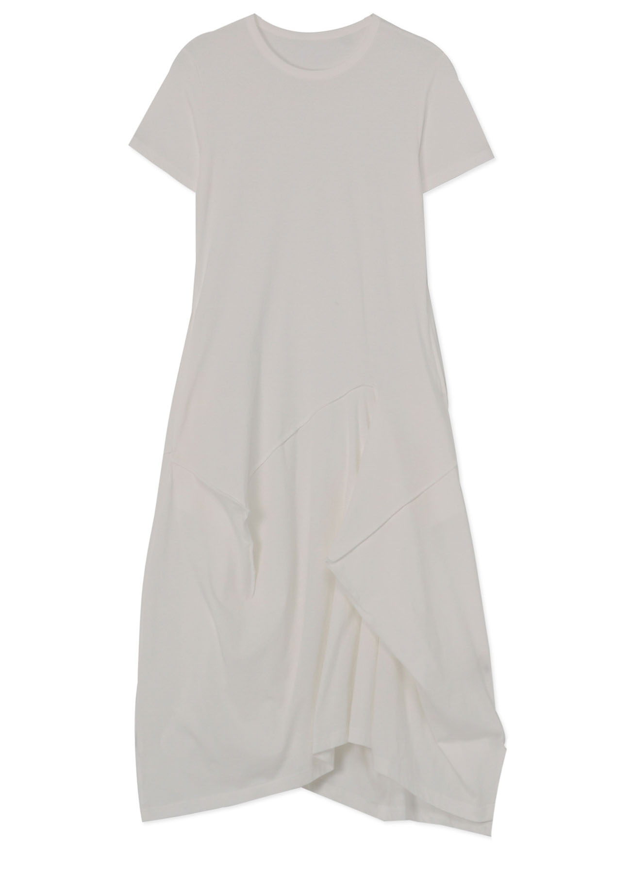 30/Cotton Jersey Square Design T-Dress