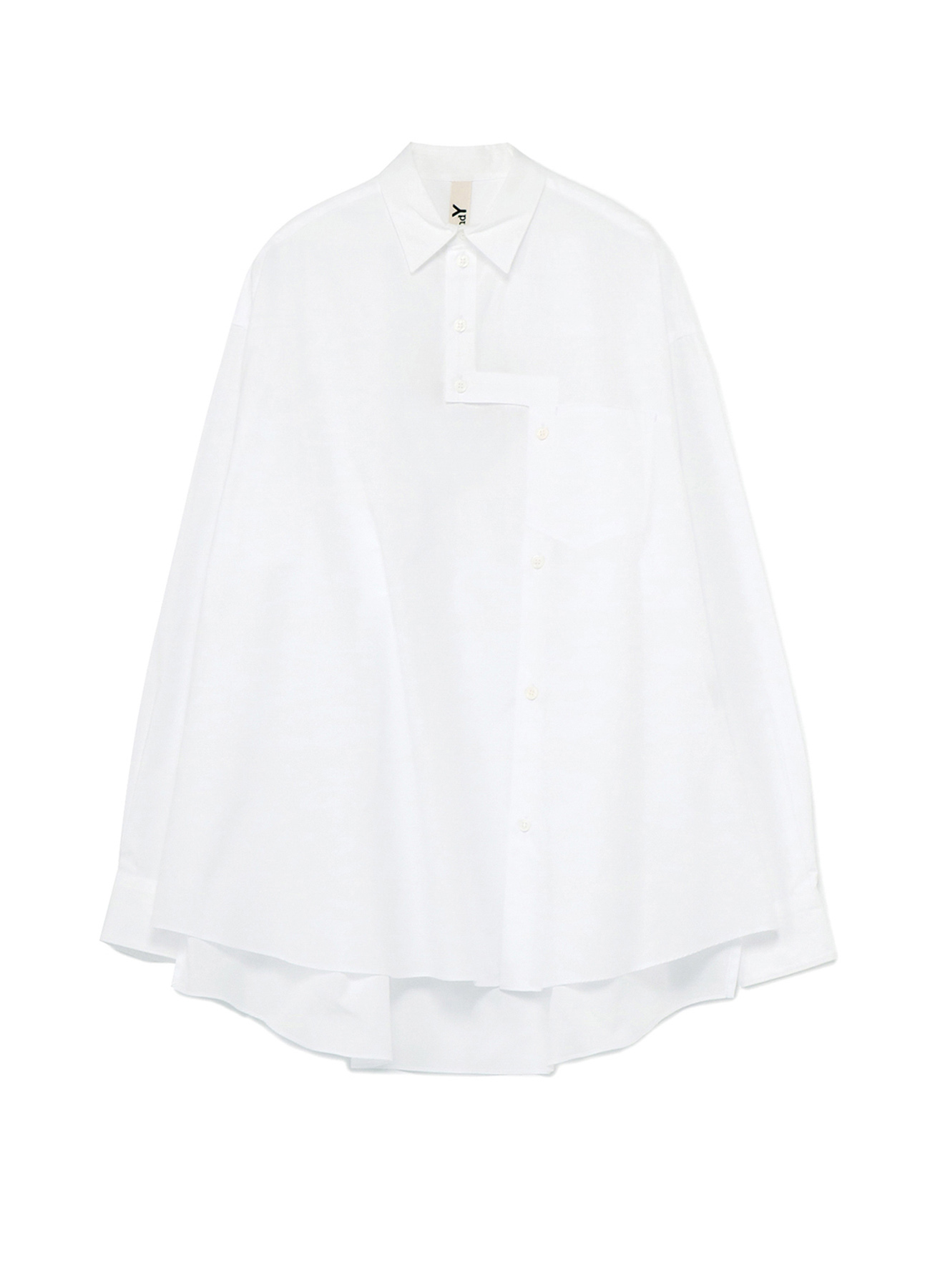 100/2 Cotton Broad Right Angle Opened Shirt