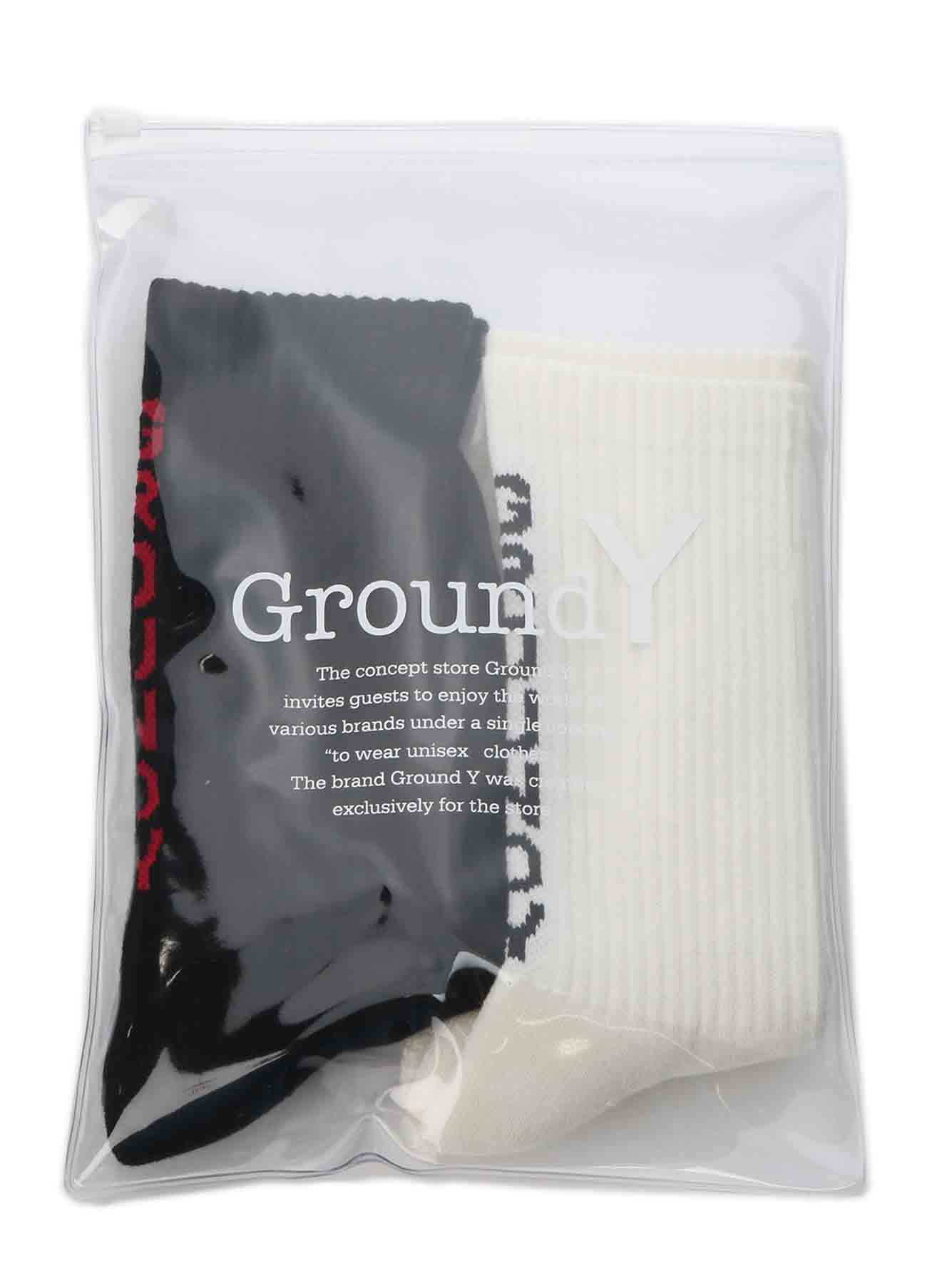 Rib Socks 2pack Ground Y Logo
