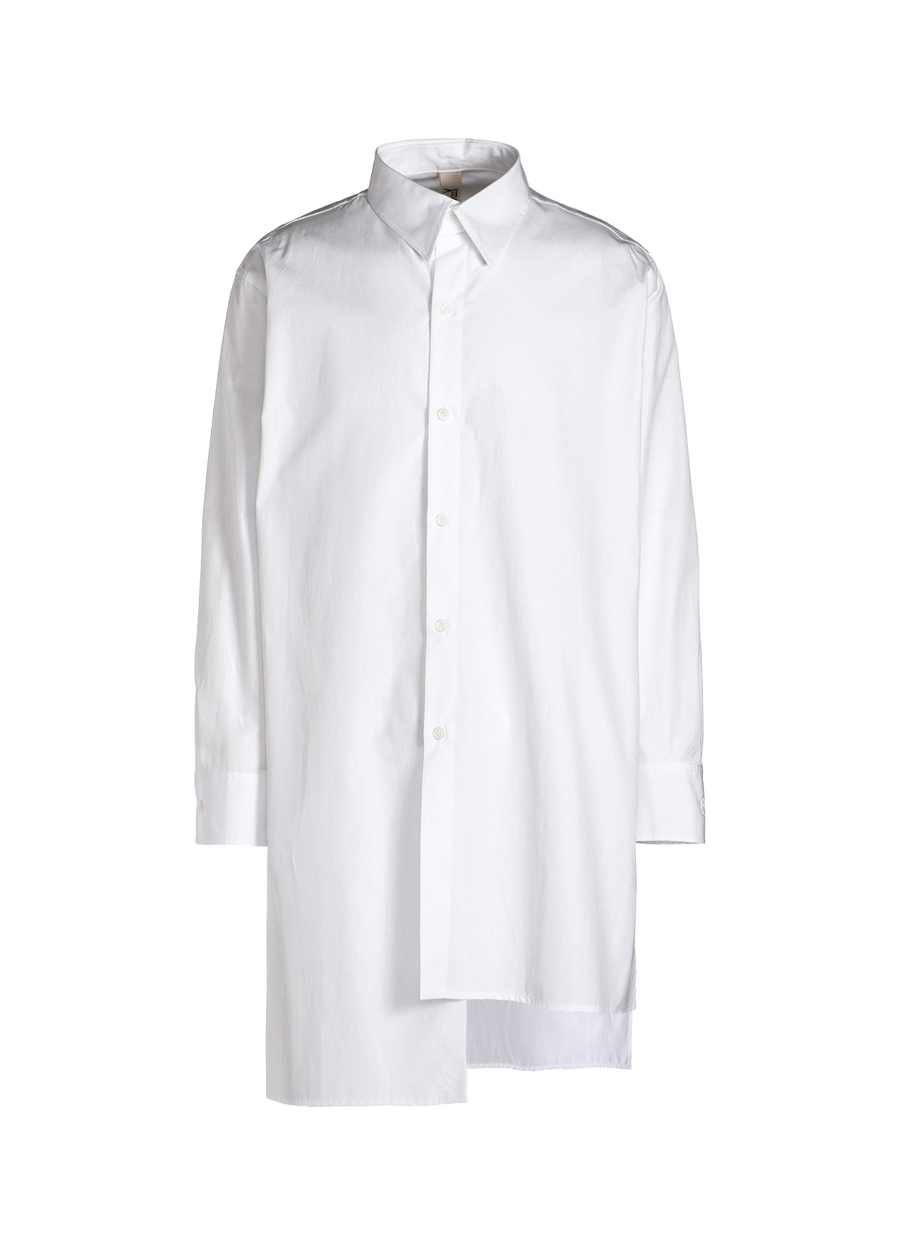 COTTON BROAD CLOTH SPARE COLLAR DOUBLE SHIRT