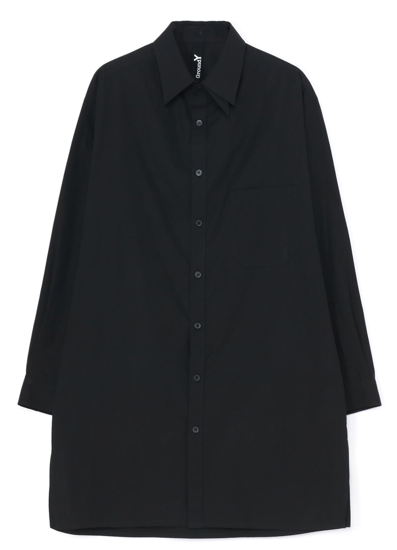 COTTON BROAD CLOTH SPARE COLLAR BIG SHIRT