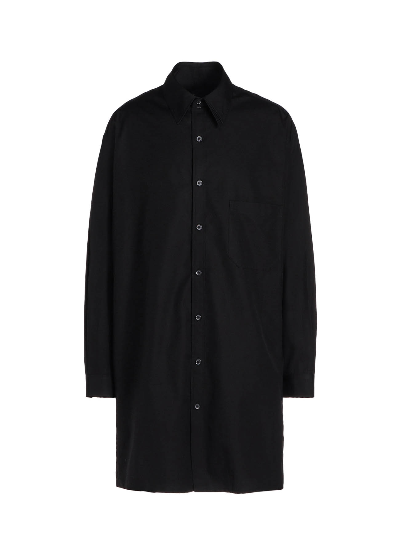 COTTON BROAD CLOTH SPARE COLLAR BIG SHIRT