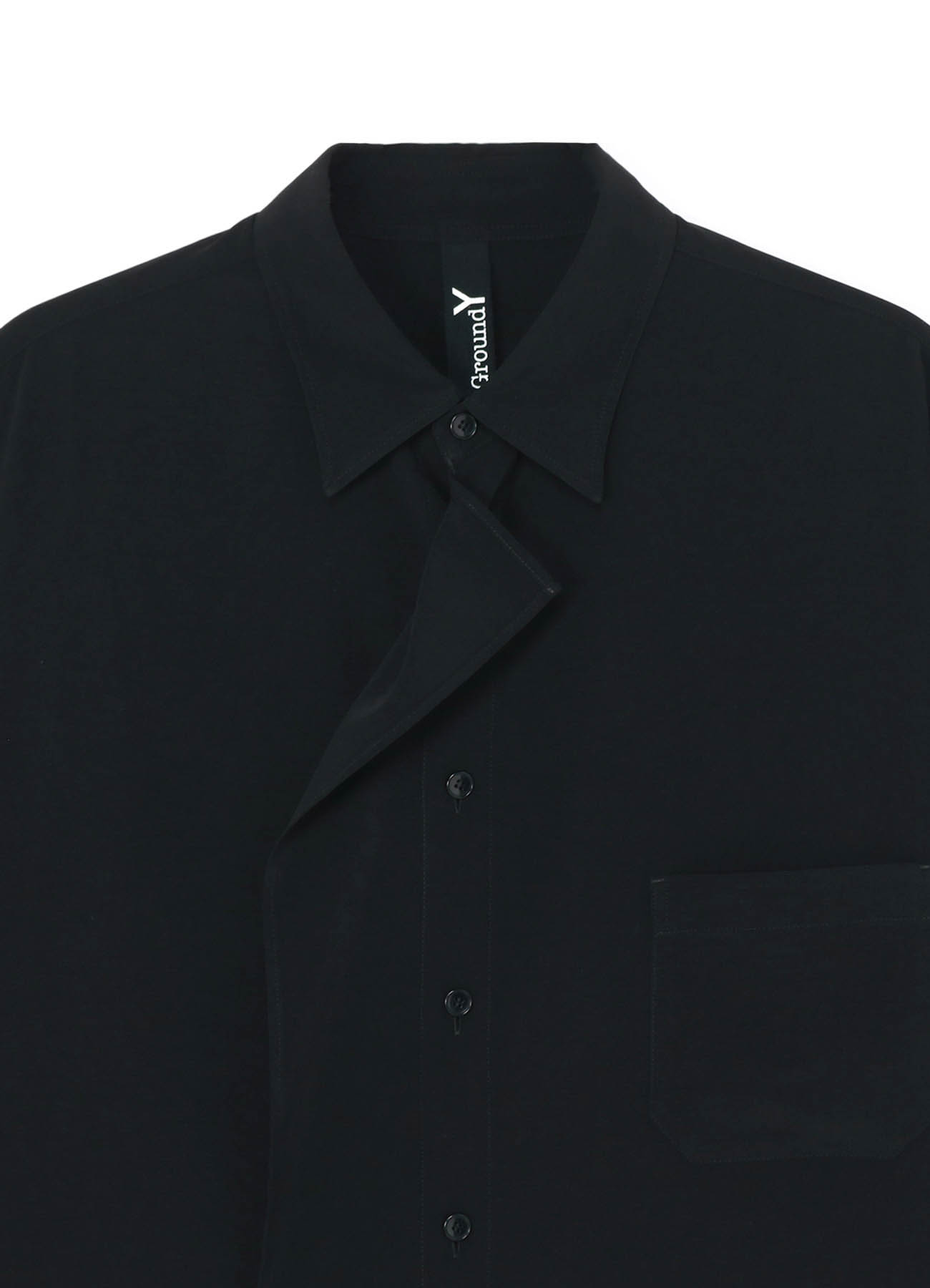 CREPE DE CHINE CUT-OUT STANDARD SHIRT