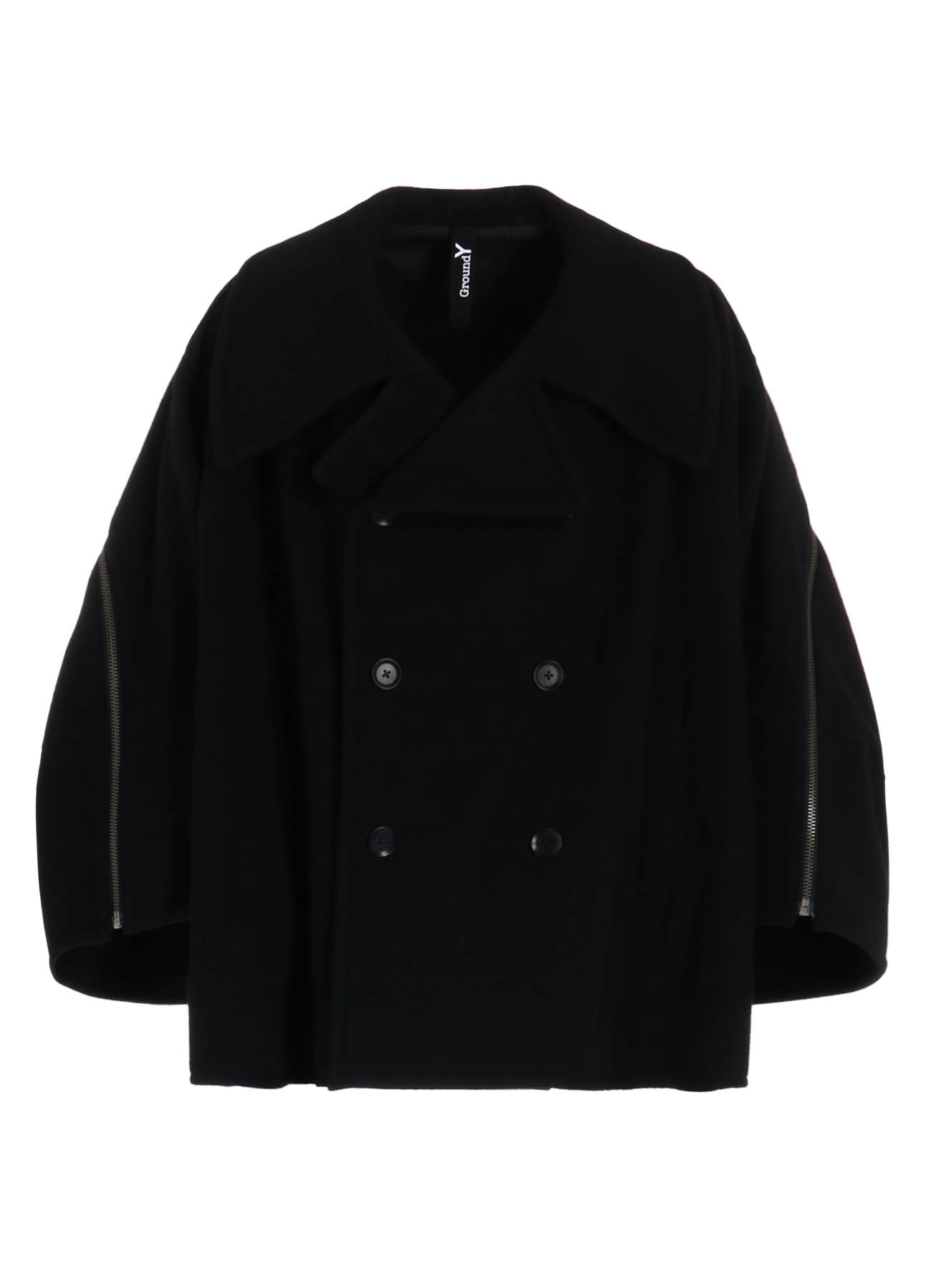 AIRY MOSSER SLEEVE ZIPPER COAT