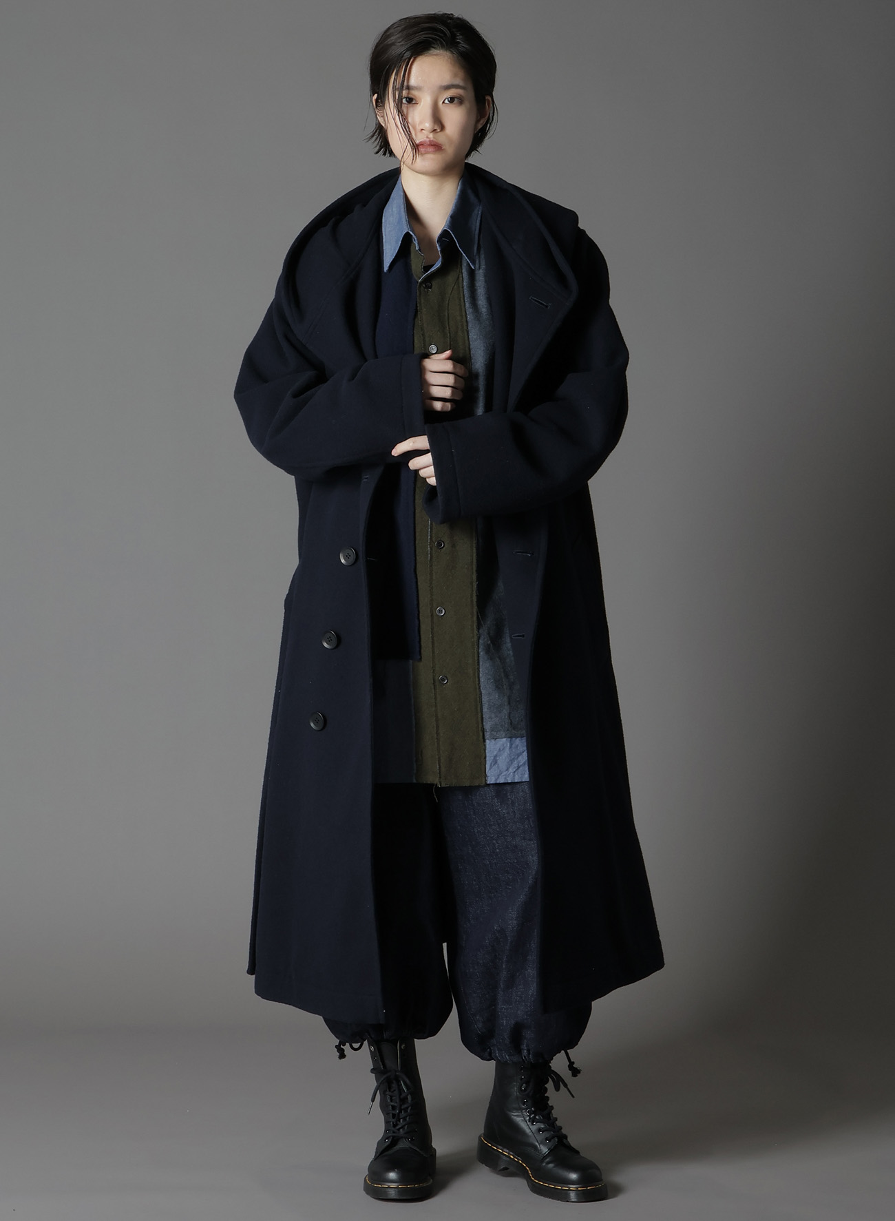 AIRY MOSSER TRUNCATED HOOD COAT