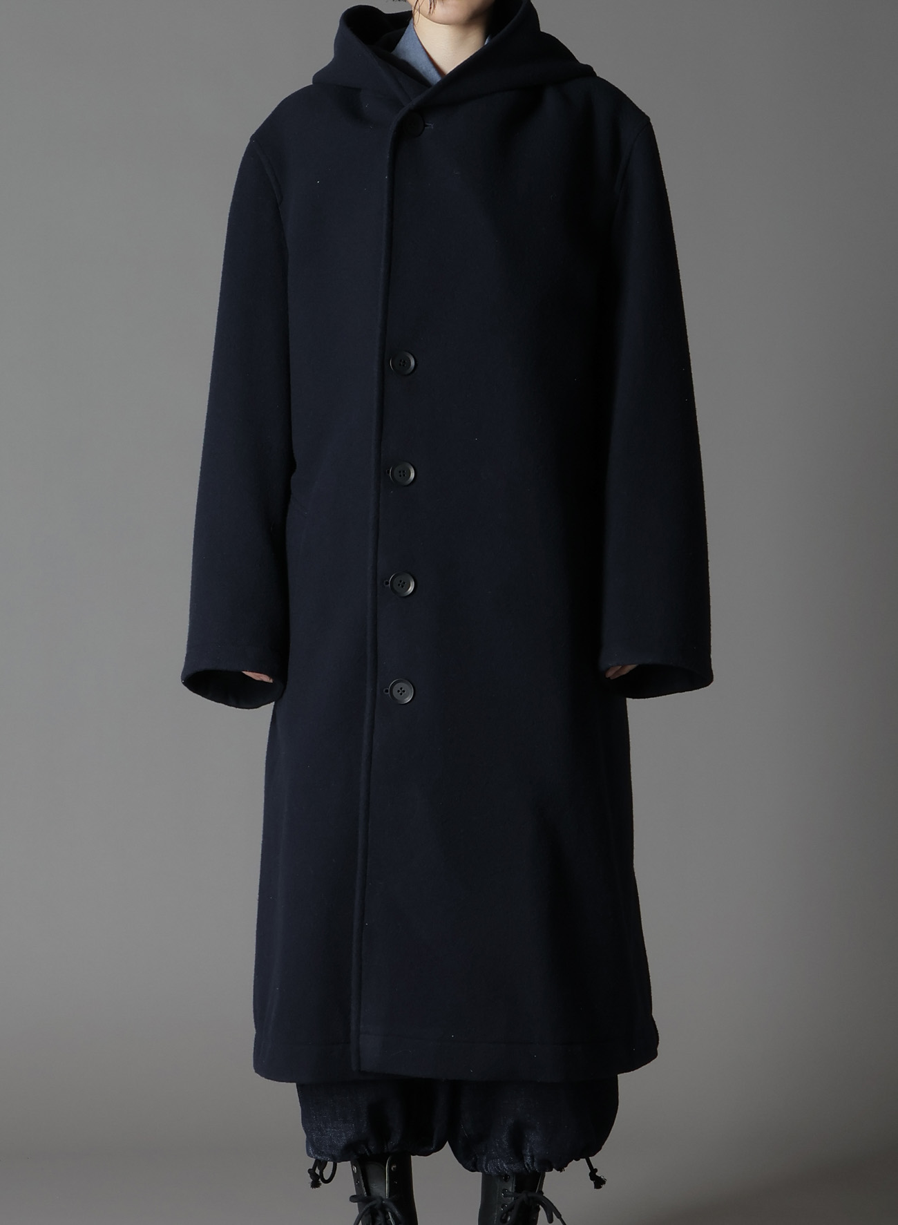 AIRY MOSSER TRUNCATED HOOD COAT