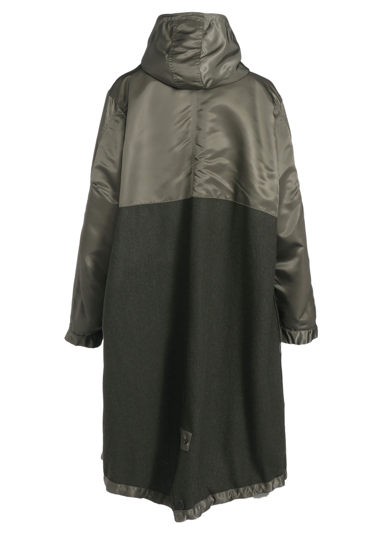 VARIOUS MATERIAL COMBINATION REVERSIBLE MODS COAT