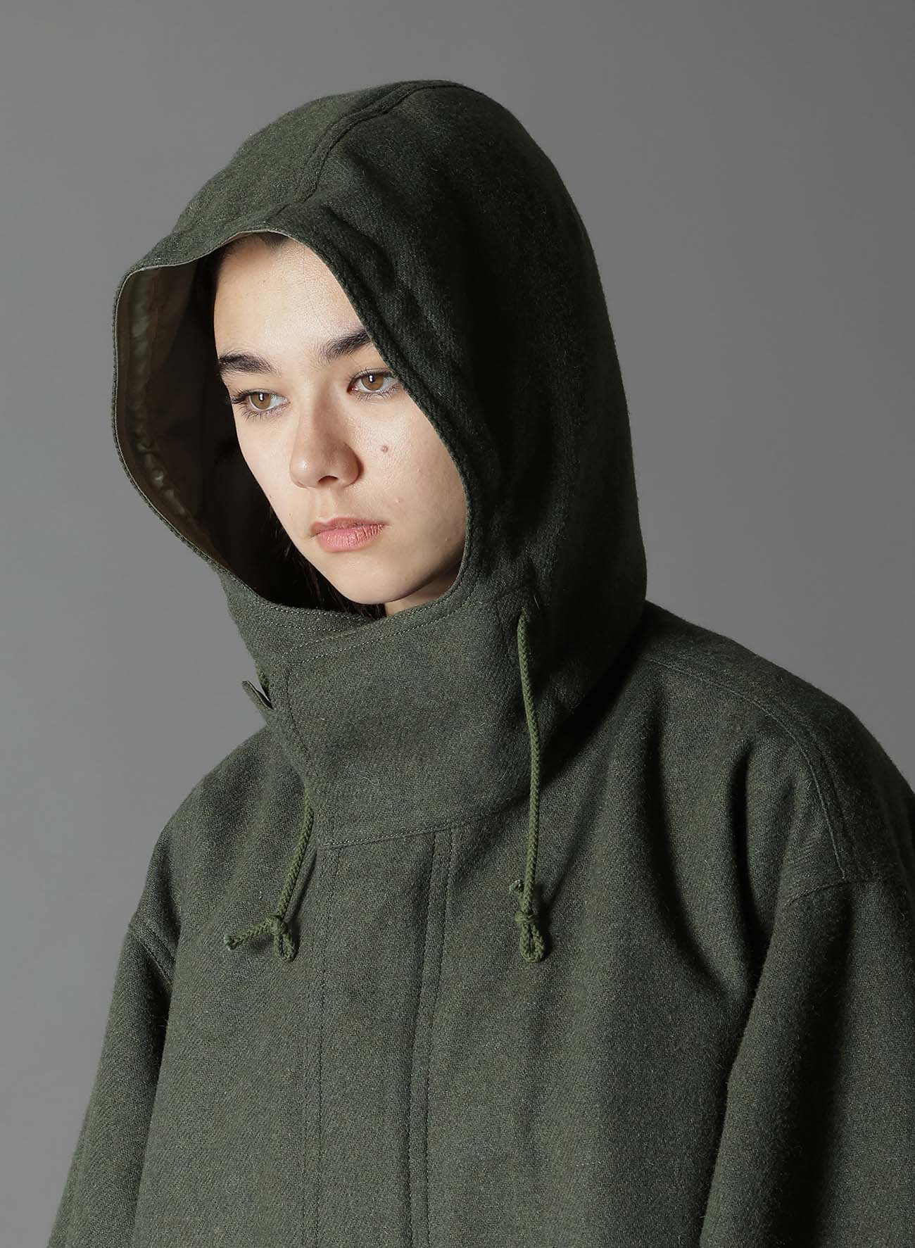 VARIOUS MATERIAL COMBINATION REVERSIBLE MODS COAT