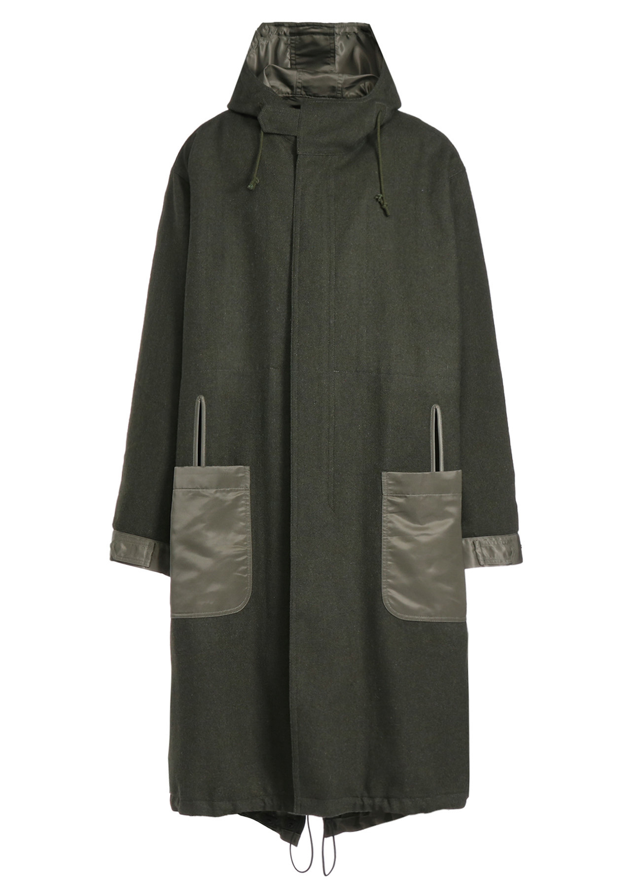 VARIOUS MATERIAL COMBINATION REVERSIBLE MODS COAT