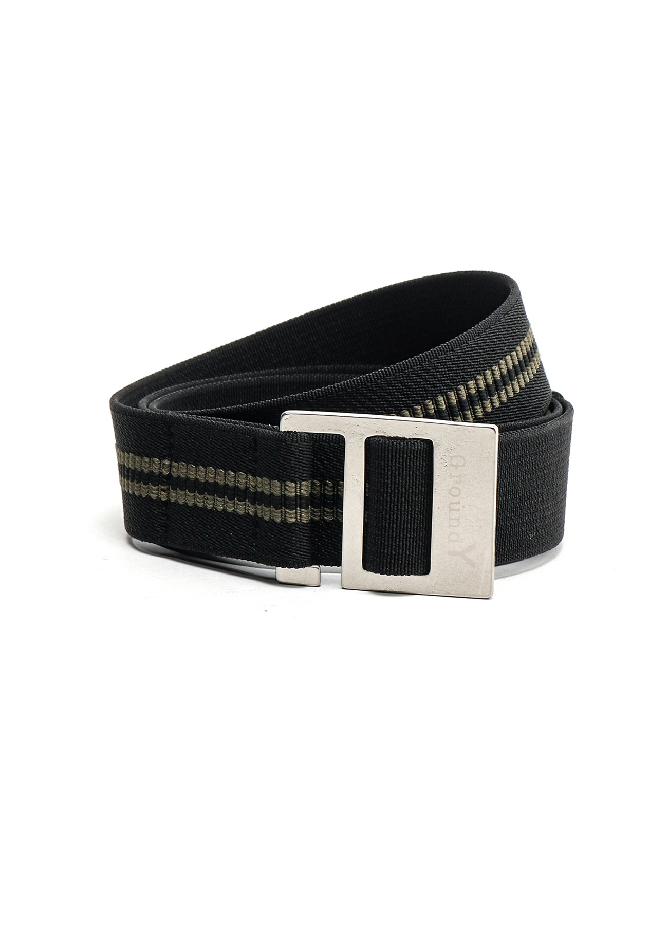 STRIPED RUBBER JACQUARD STRETCH BELT