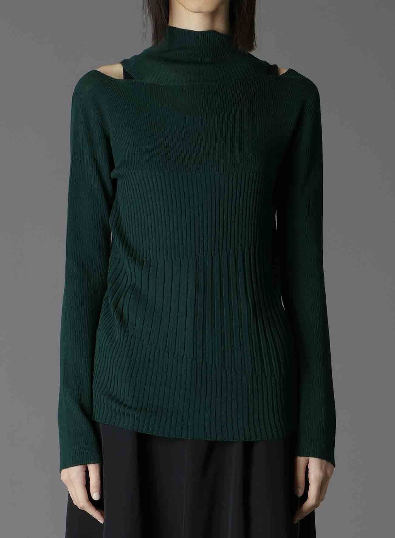 MERINO WOOL DESIGN TURTLENECK KNIT