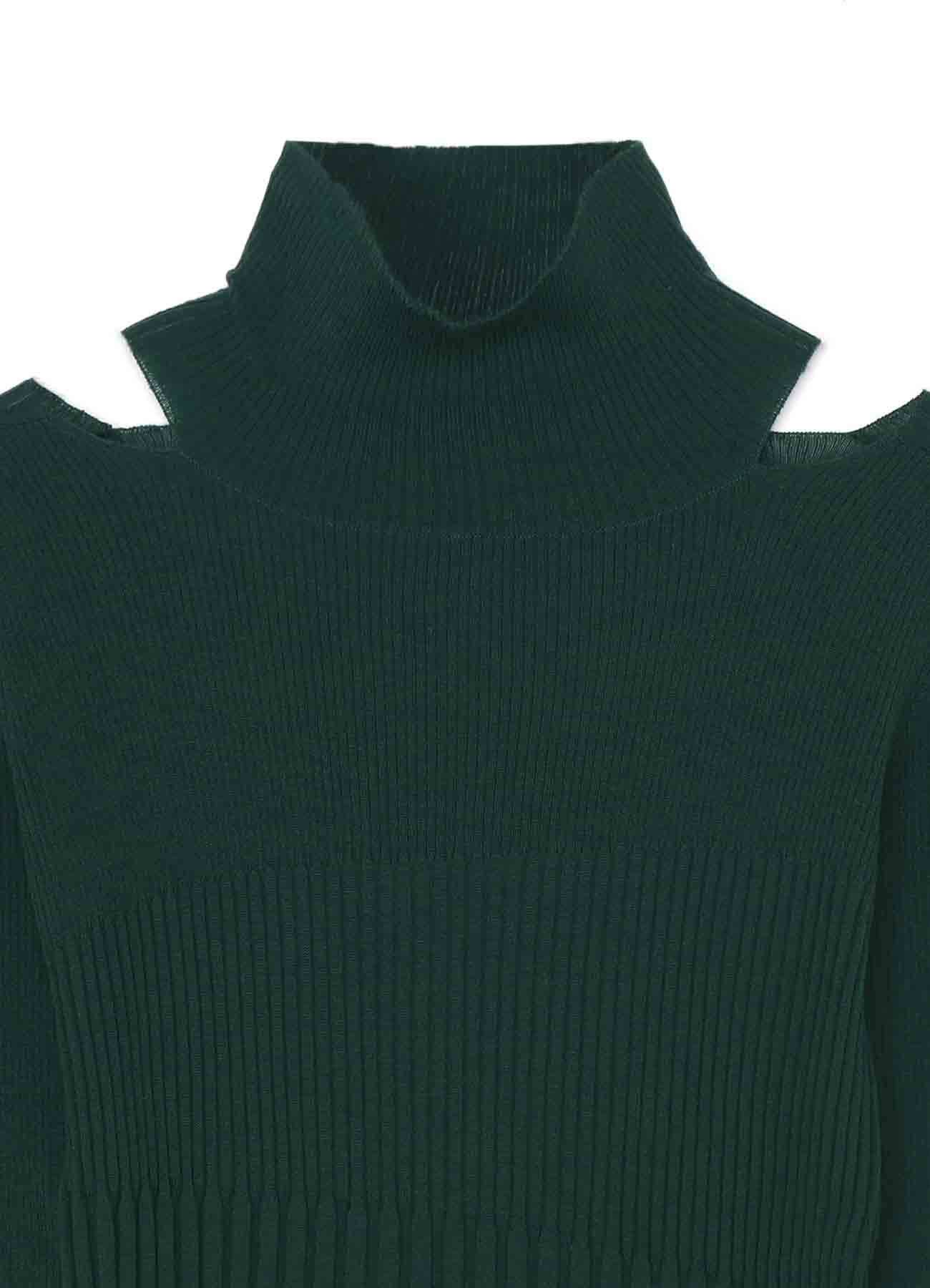 MERINO WOOL DESIGN TURTLENECK KNIT