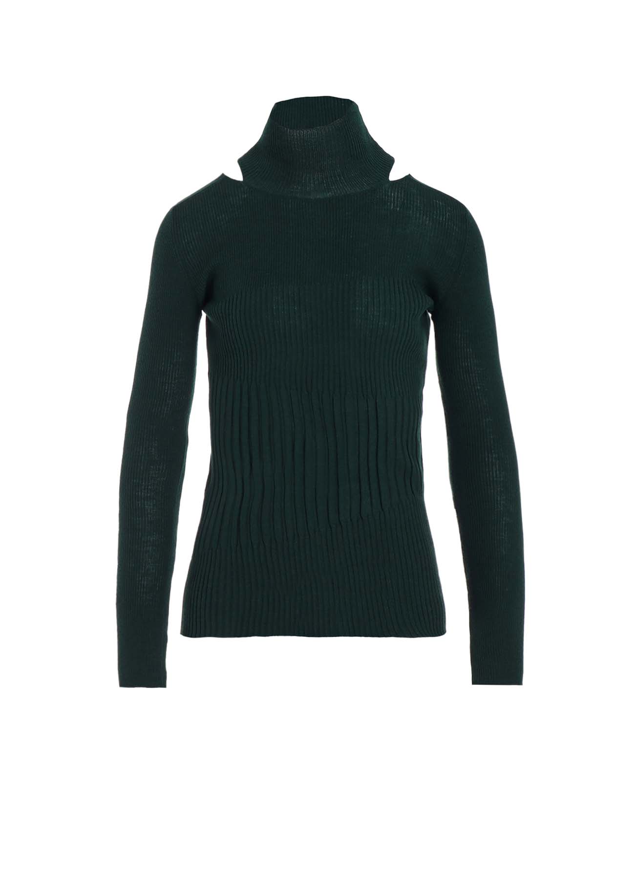 MERINO WOOL DESIGN TURTLENECK KNIT