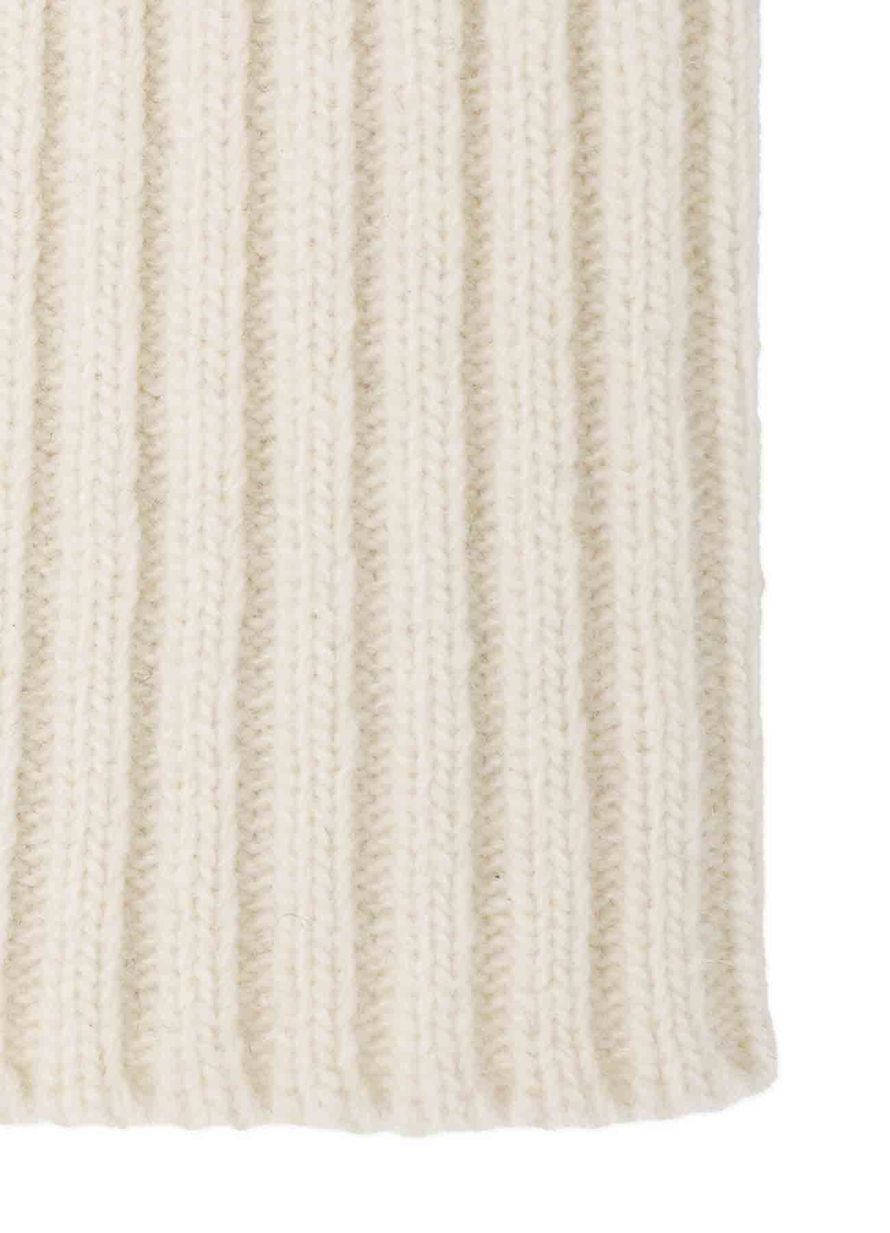 CASHMERE/EXTRA SUPER FINE WOOL ZIPPER NECK WARMERS