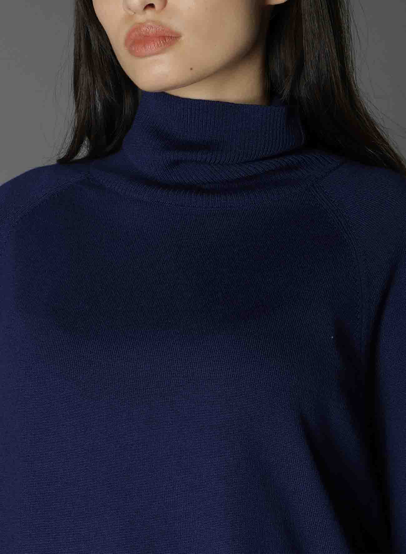 MERINO WOOL TURTLENECK LONG KNIT