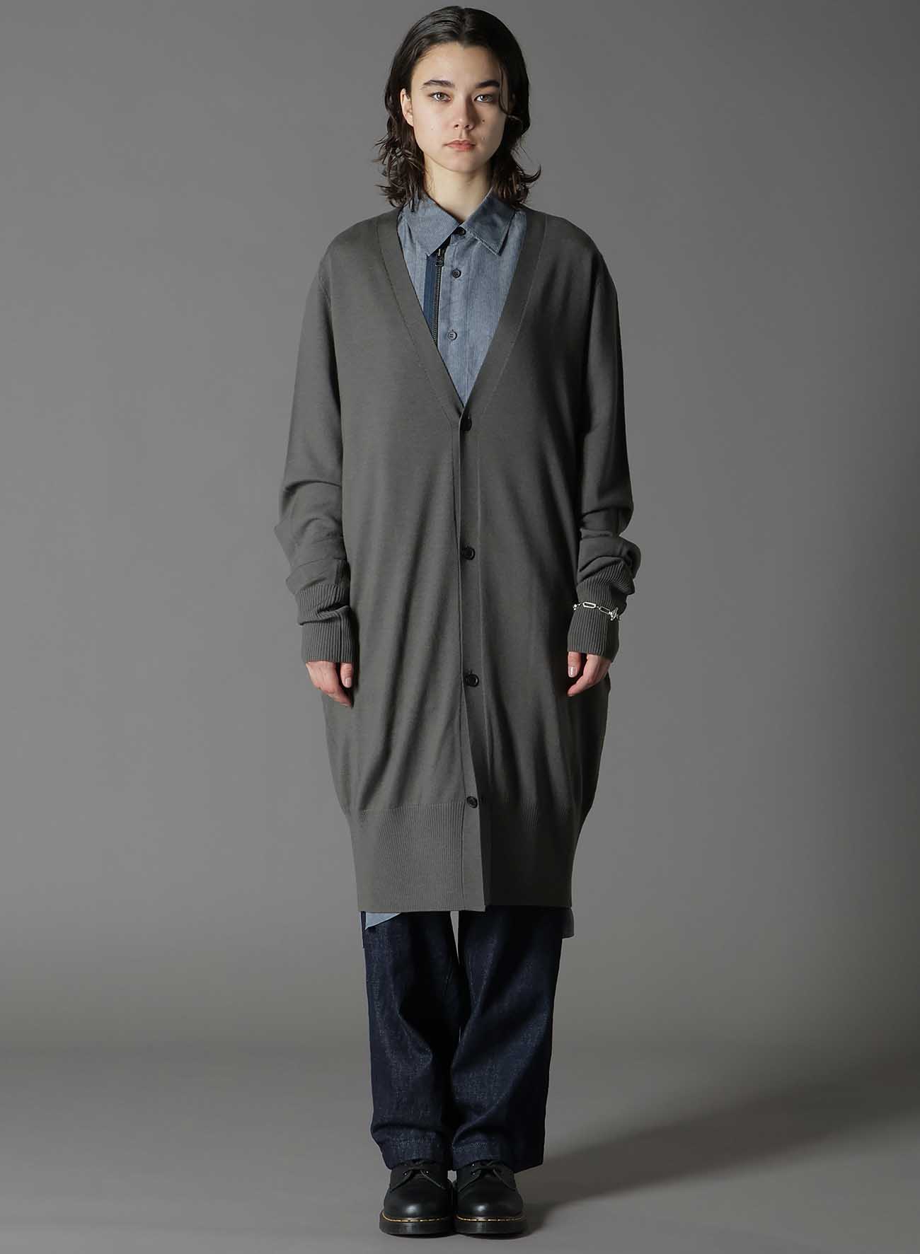 MERINO WOOL LONG CARDIGANS