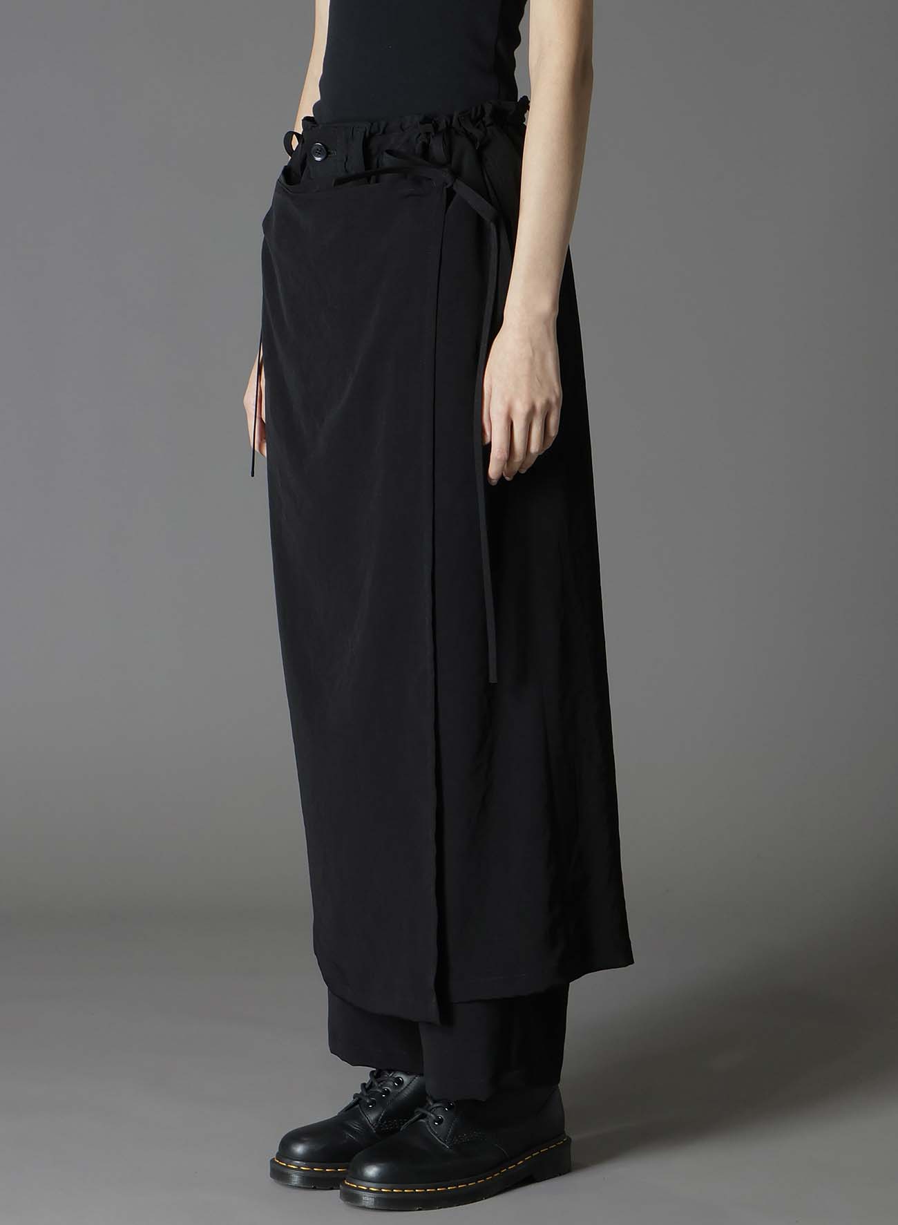 CREPE DE CHINE 3-WAY SKIRT PANTS