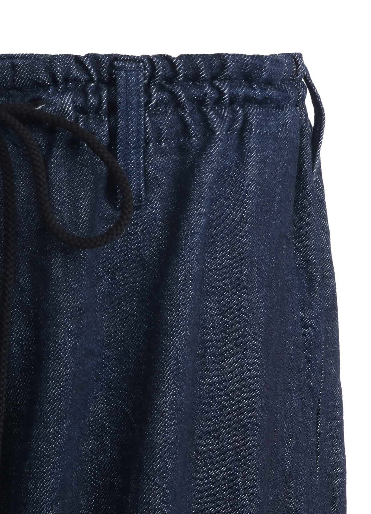 12OZ DENIM RIBBED HEM CARGO PANTS