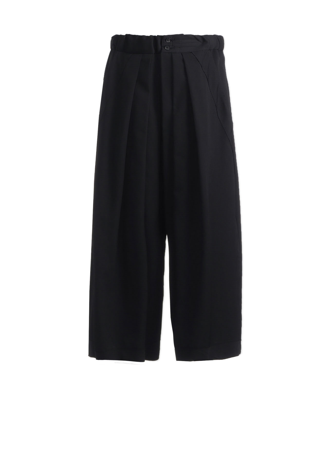 WOOL GABARDINE HAKAMA PANTS