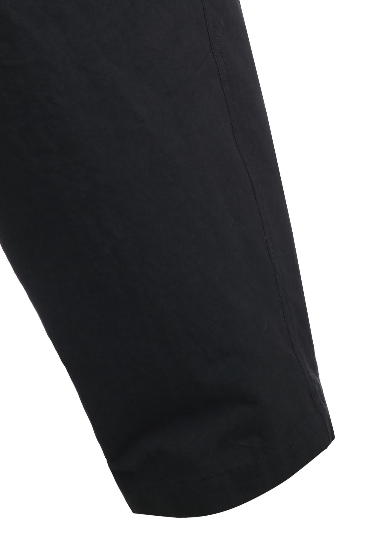 COTTON POPLIN WA ZIPPER POCKET PANTS