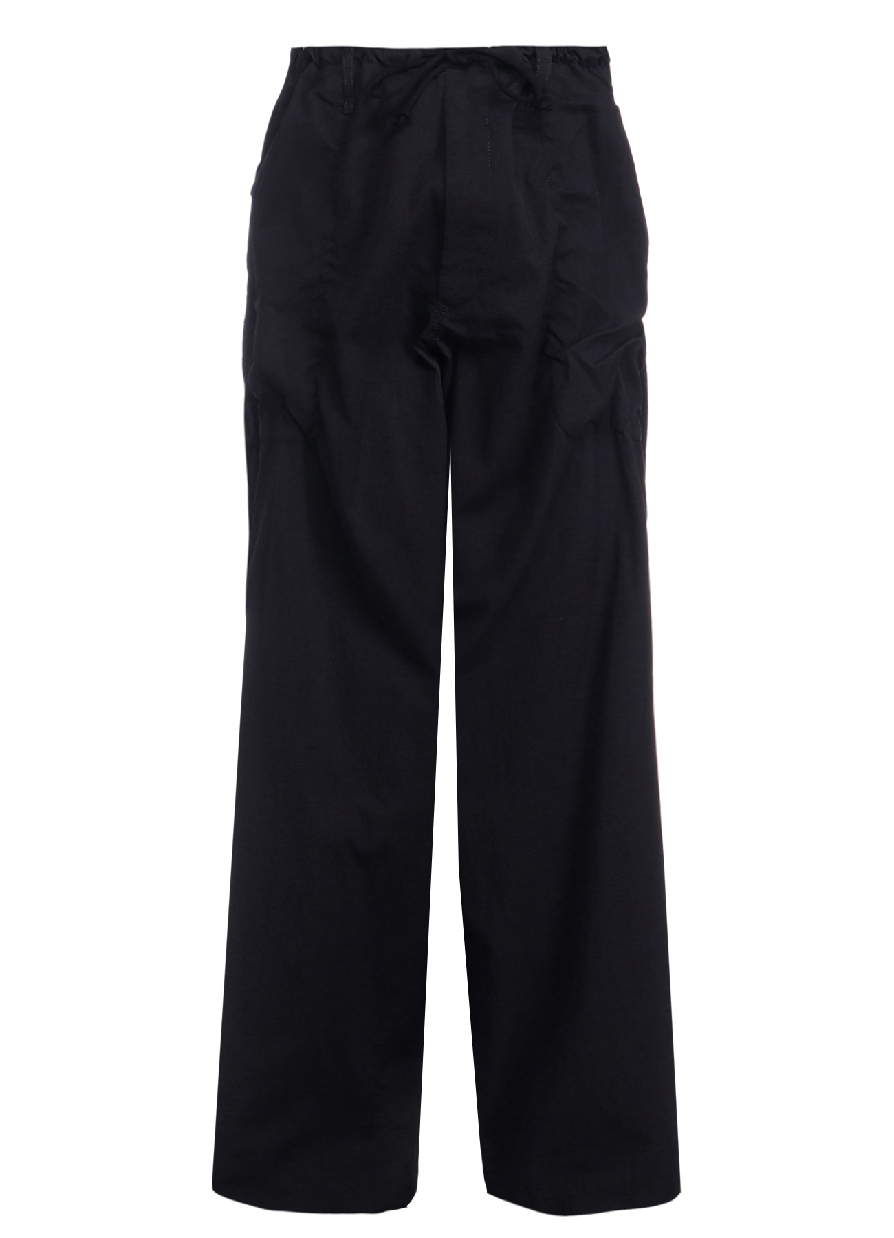 COTTON/NYLON OXFORD STRING PANTS WITH FULLED WOOL GAUZE POCKETS