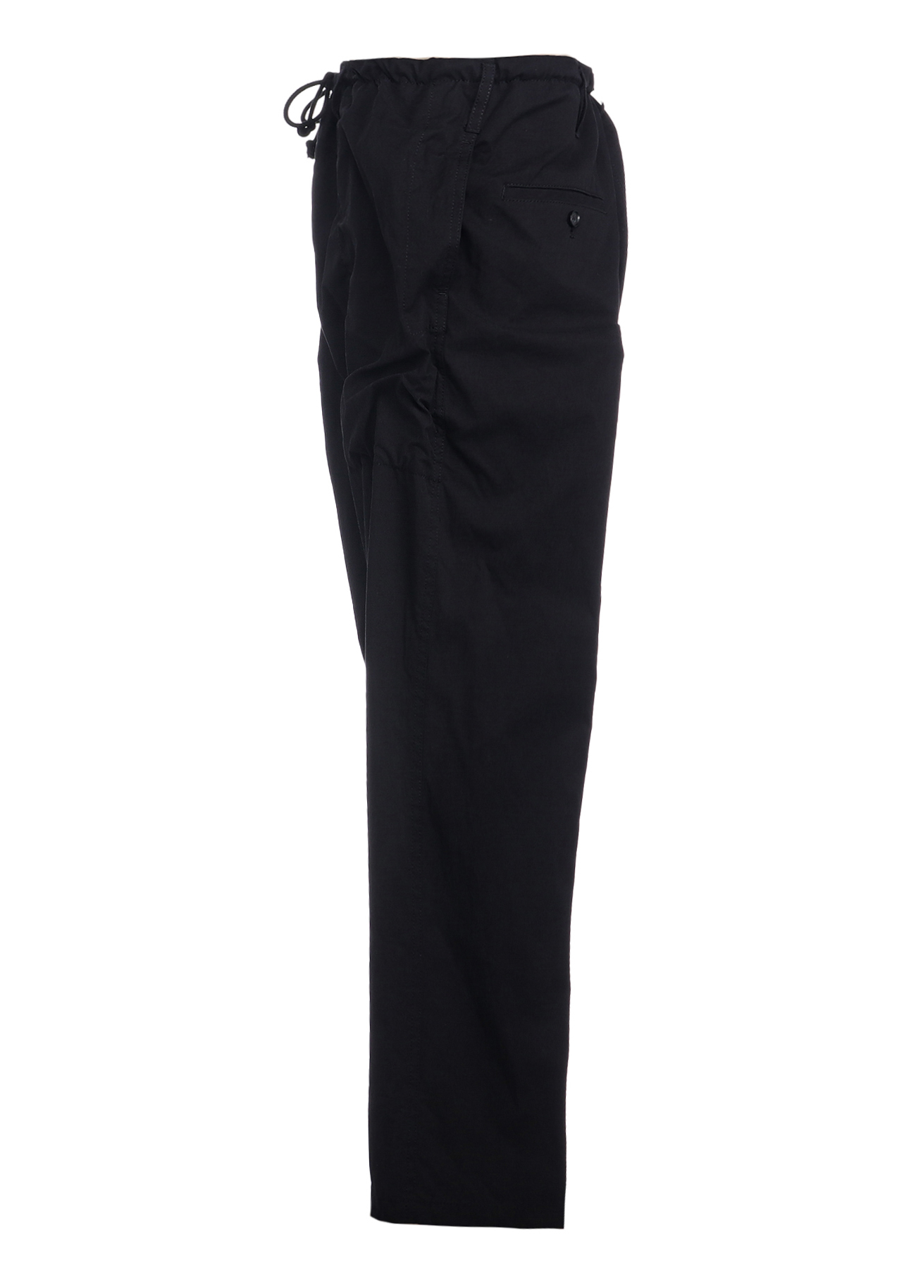 COTTON/NYLON OXFORD STRING PANTS WITH FULLED WOOL GAUZE POCKETS