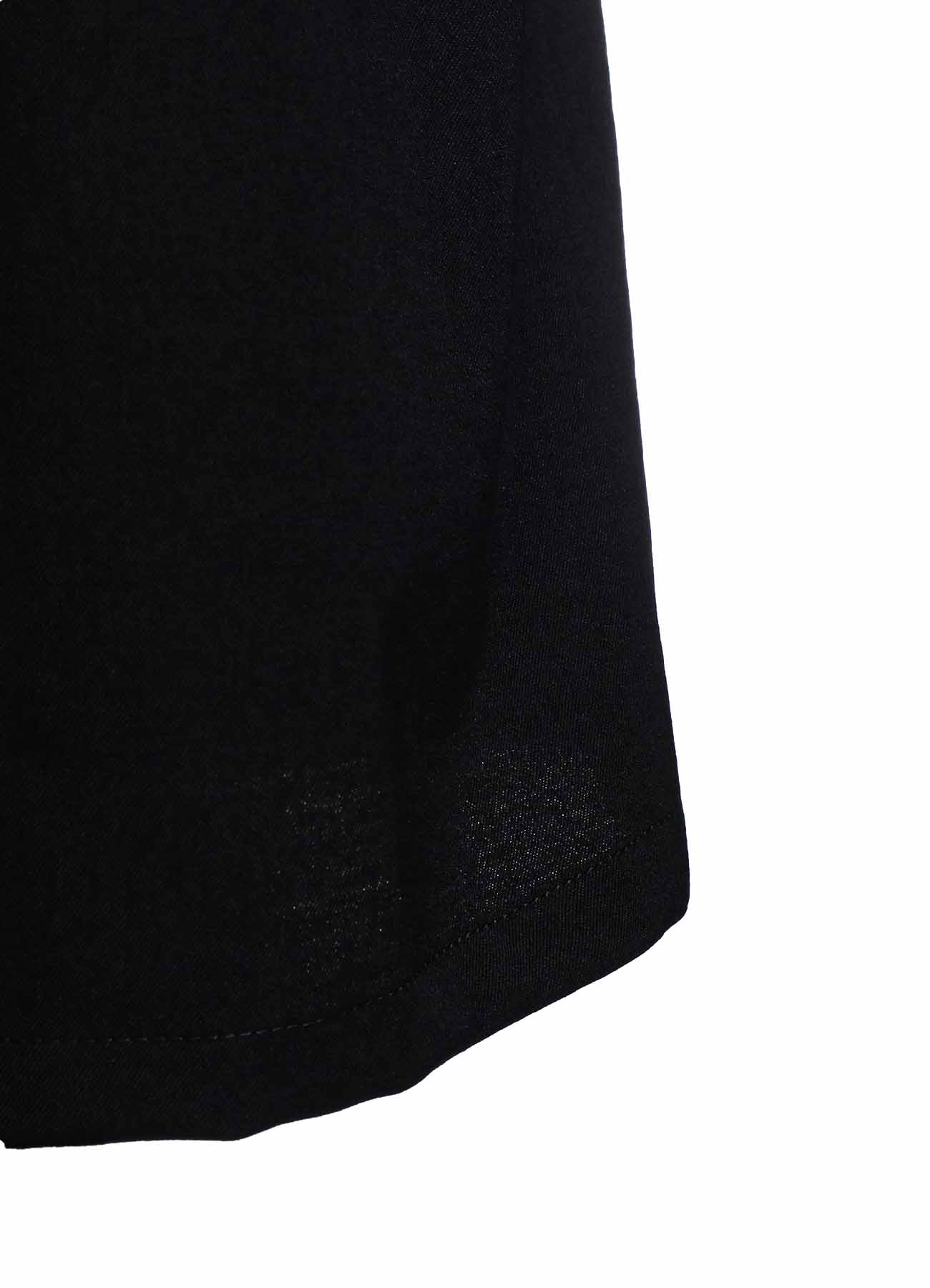 WOOL GABARDINE ZIPPER POCKET SKIRT