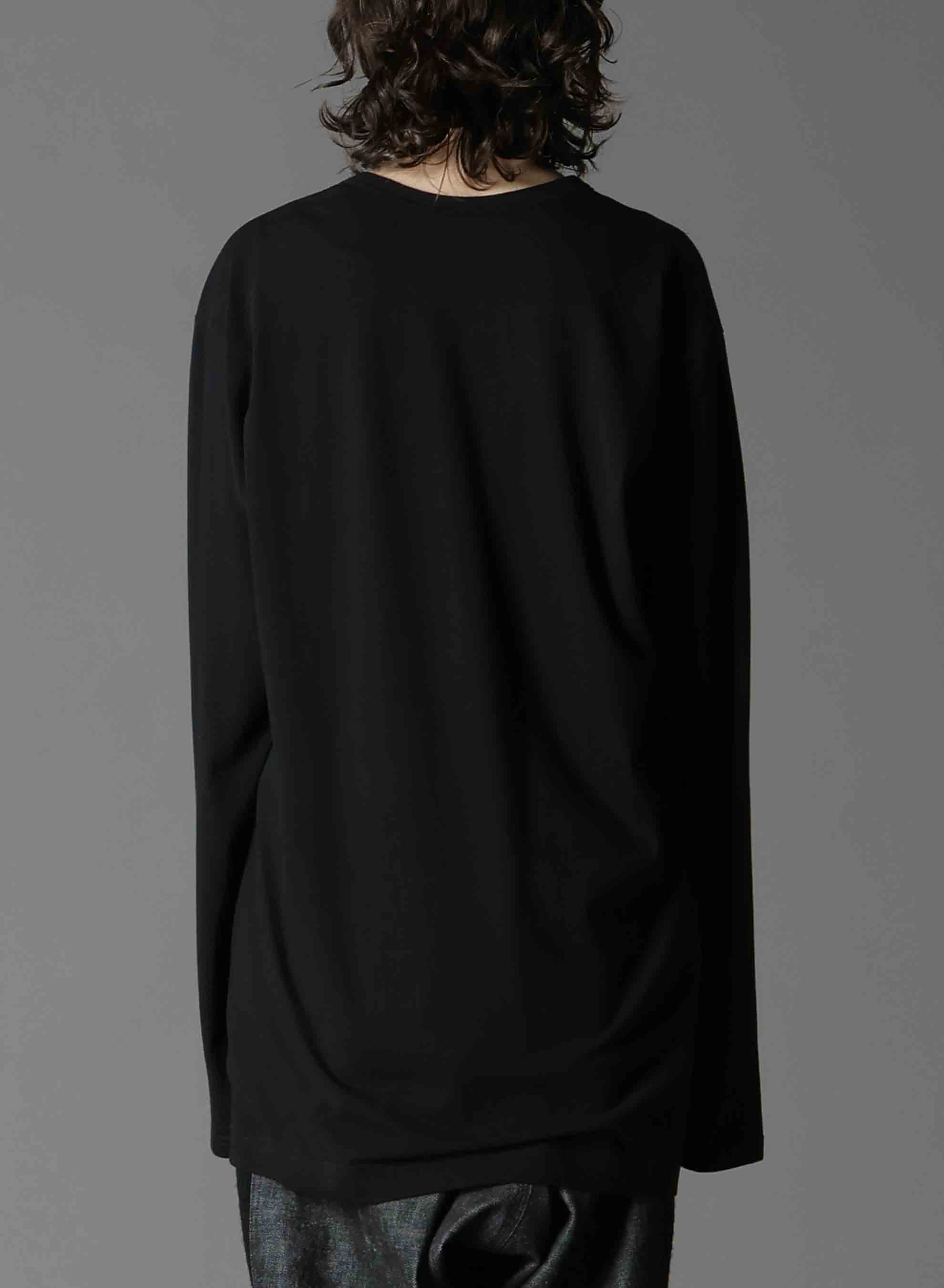 ULTIMA JERSEY COLLAR ZIPPER LONG SLEEVE T-SHIRT