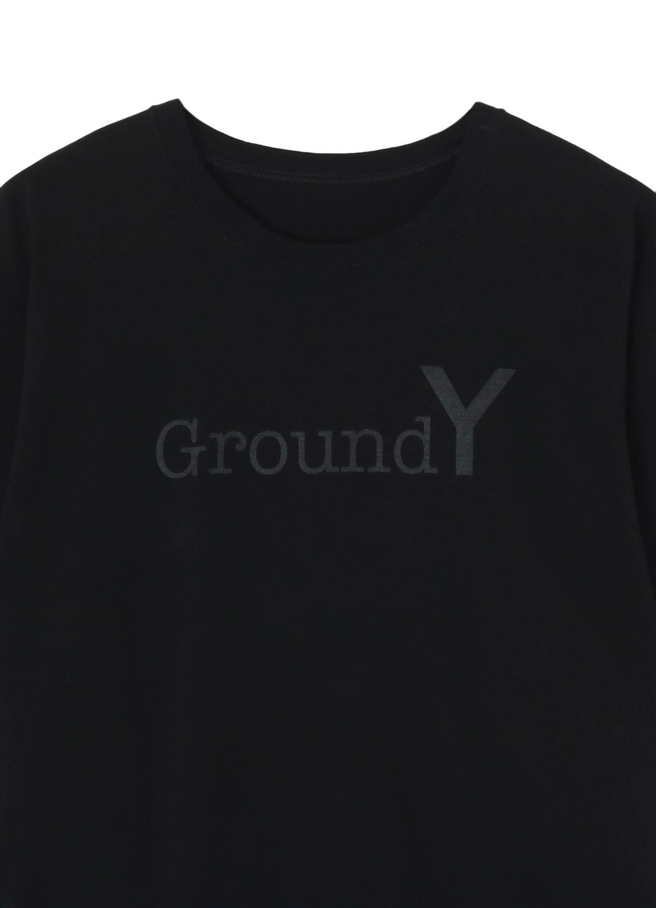 BLACK Ground Y LOGO GRAPHIC PRINT STANDARD T-SHIRT