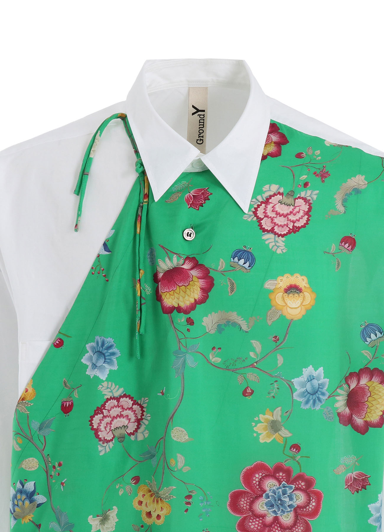 【1/17 10:00(JST) Release】RAYON CHINESE FLOWER+COTTON BROAD CHANPA  SHIRT