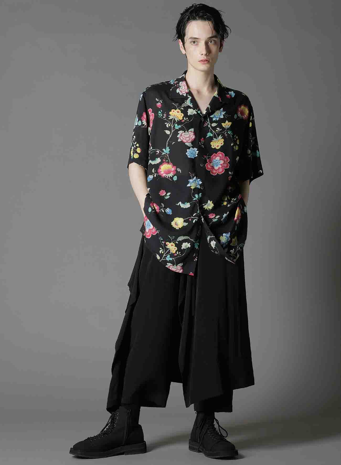 【1/17 10:00(JST) Release】RAYON PRINT CHINESE FLOWER ALOHA SHIRT