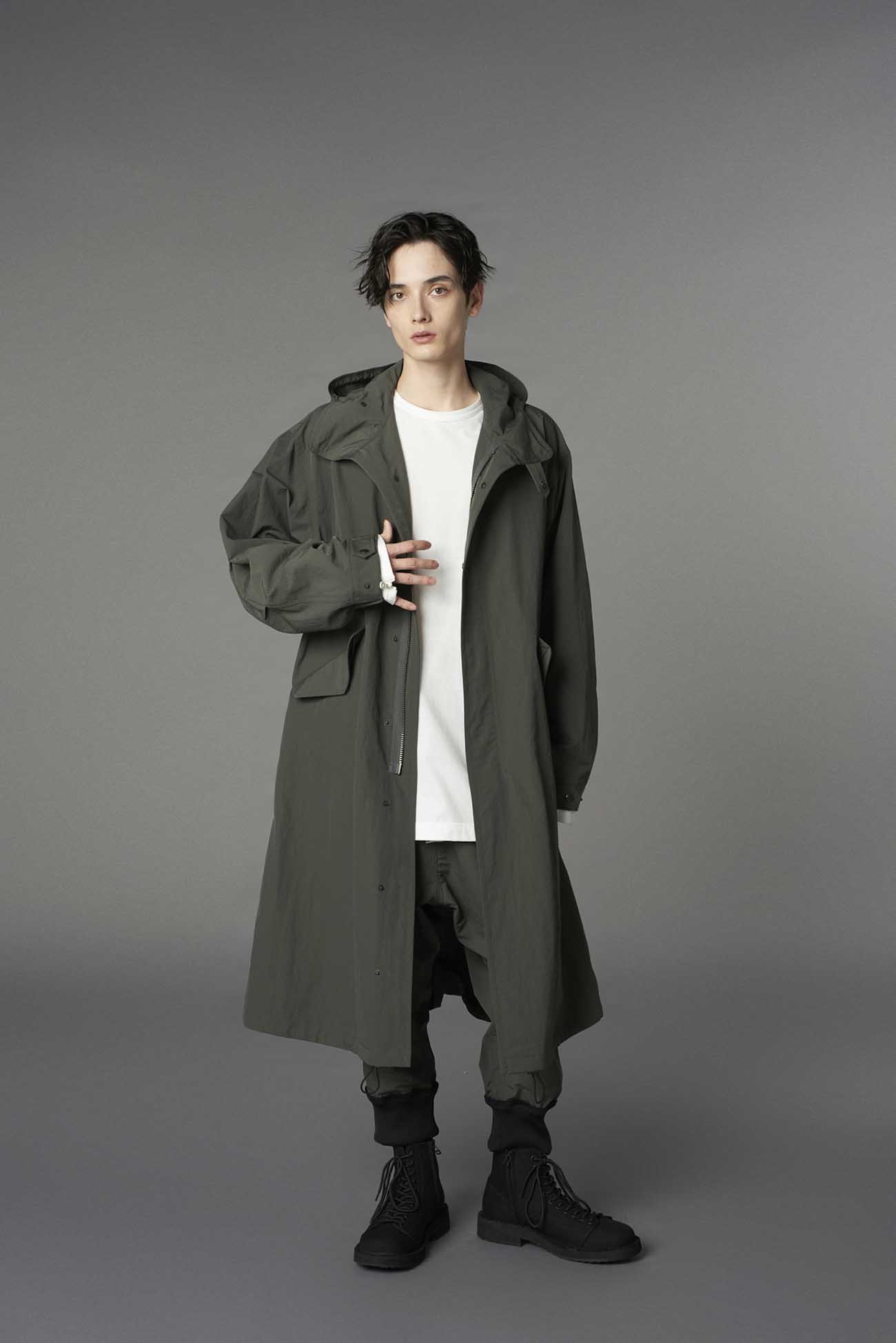 RECYCLED NY TASSAR HOODED MODS COAT