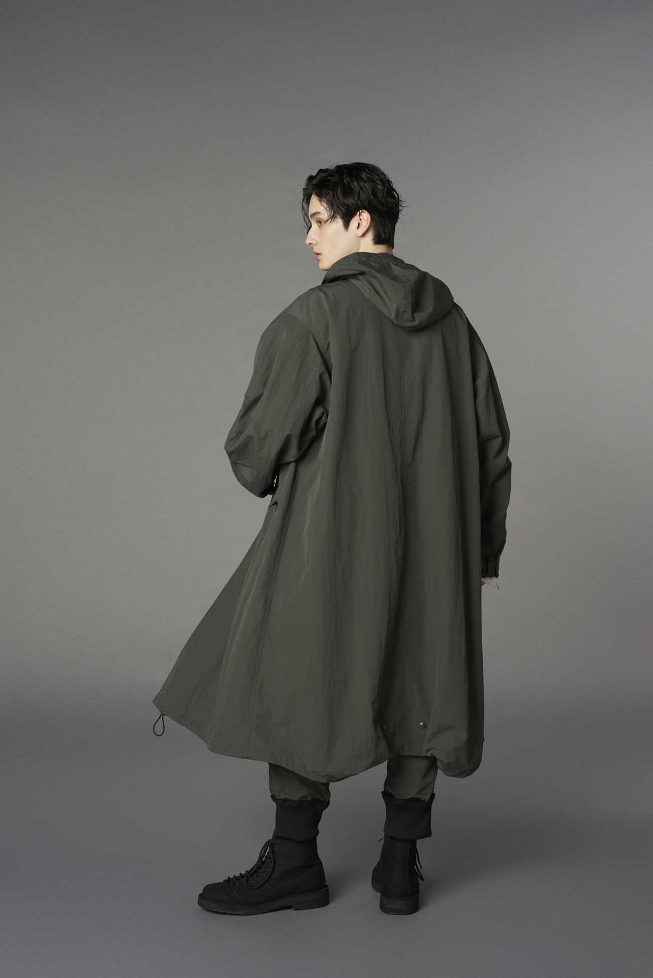 RECYCLED NY TASSAR HOODED MODS COAT