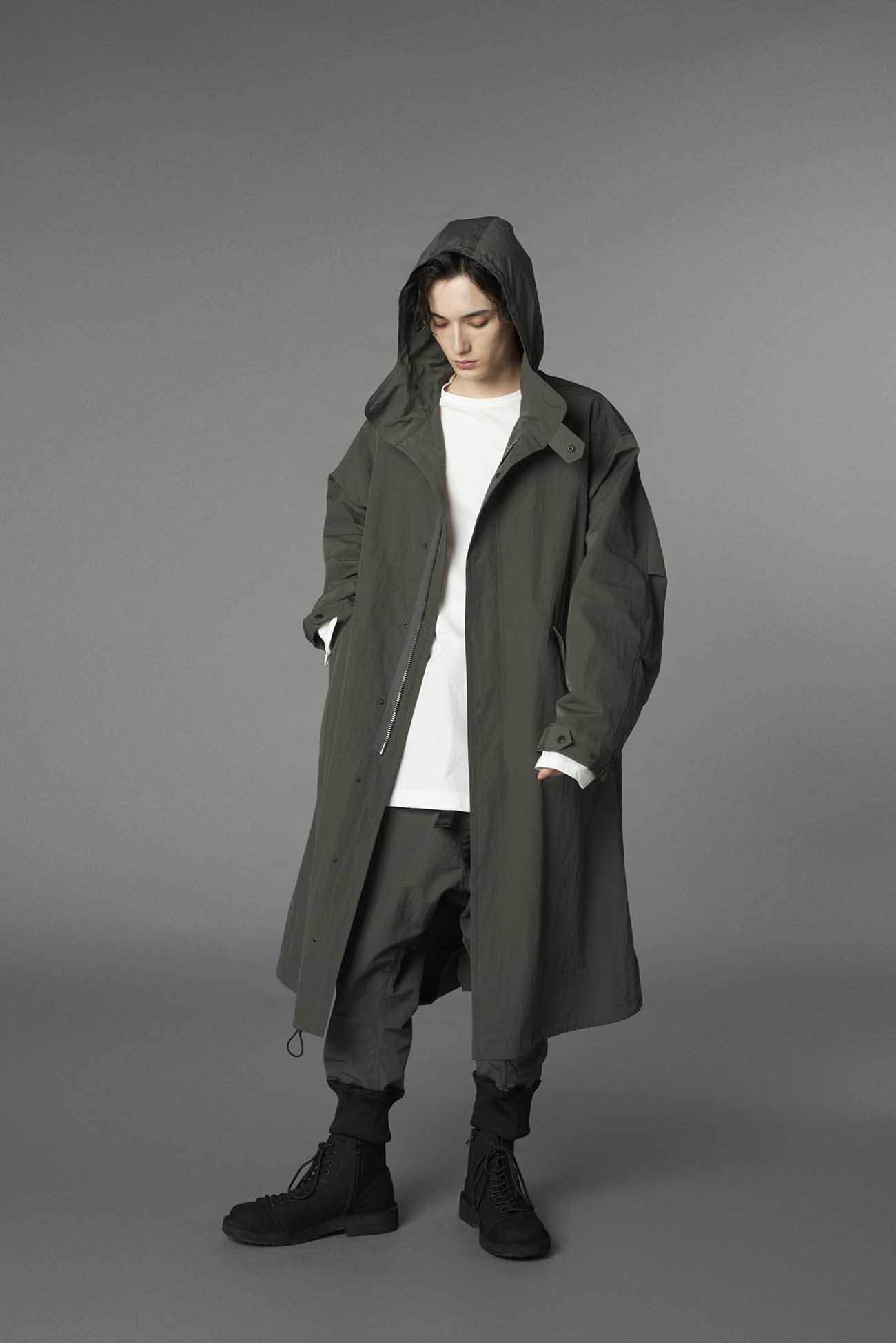 RECYCLED NY TASSAR HOODED MODS COAT