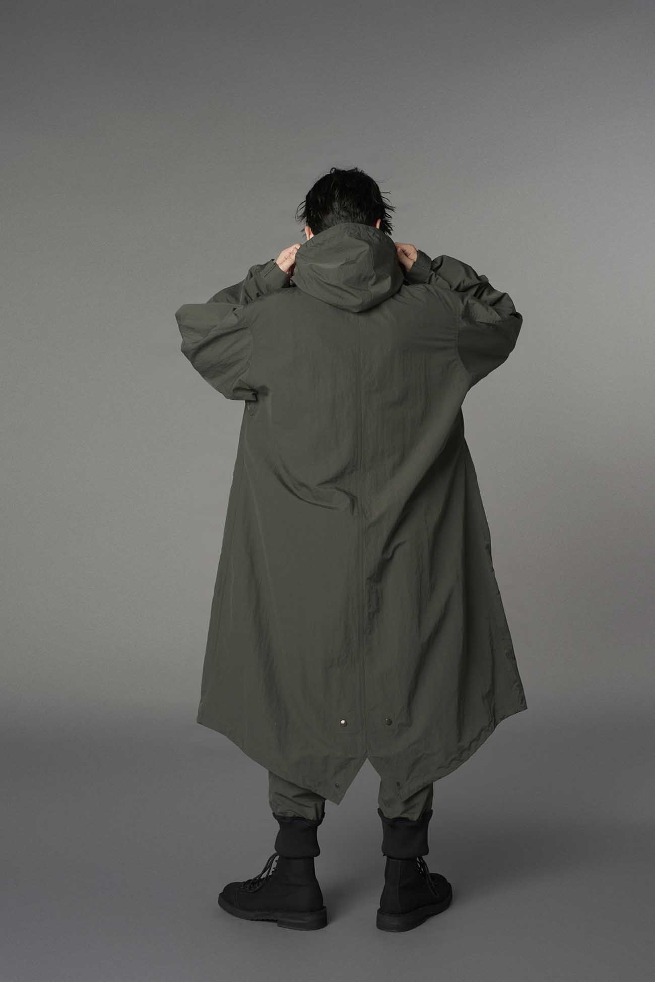 RECYCLED NY TASSAR HOODED MODS COAT