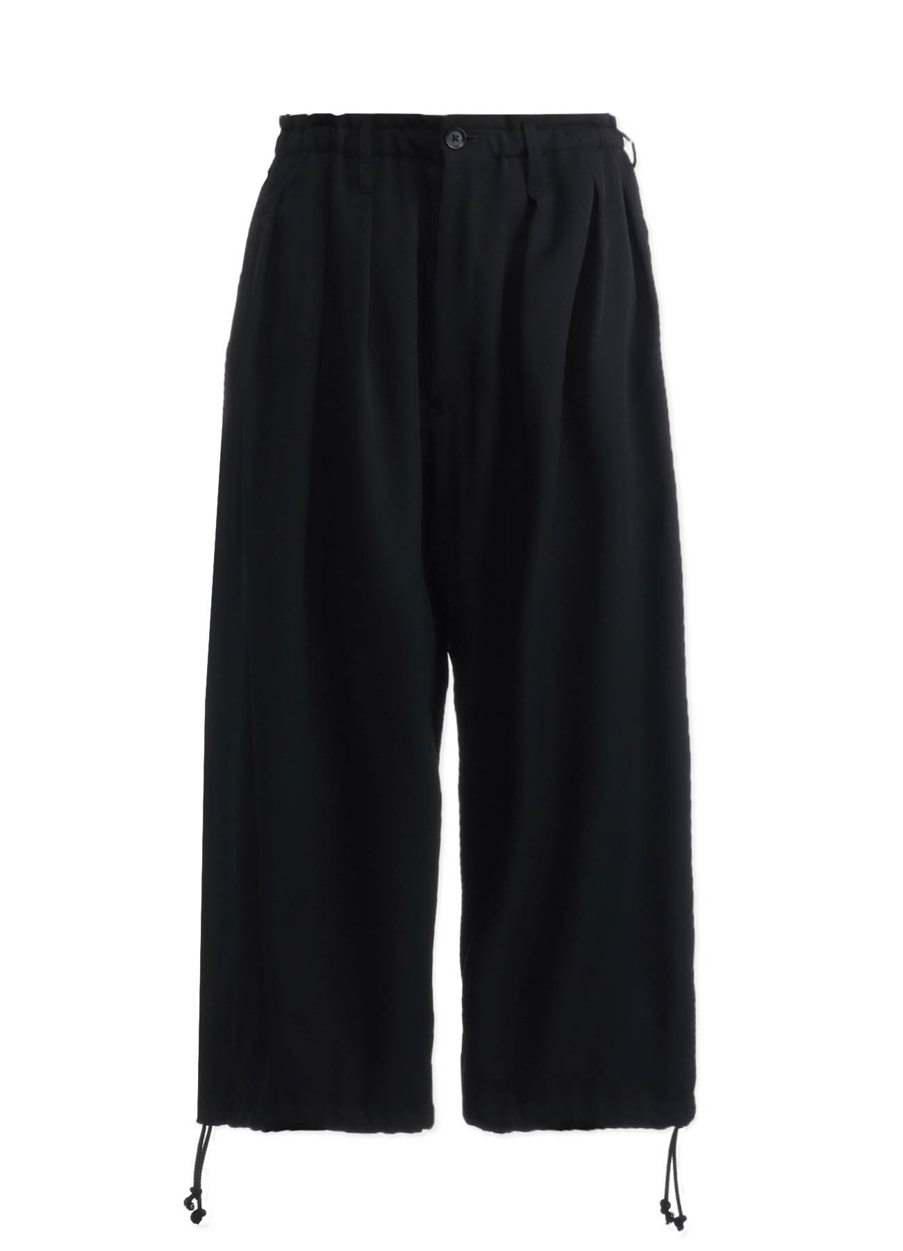 WOOL GABARDINE BALLOON PANTS