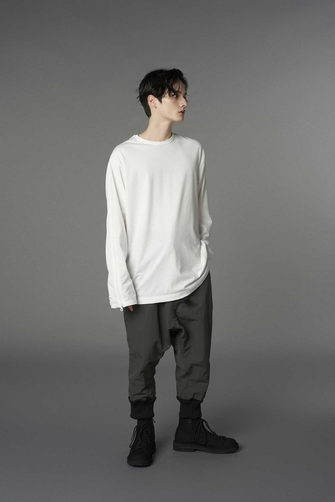 RECYCLED NY TASSAR RIBBED HEM SAROUEL PANTS