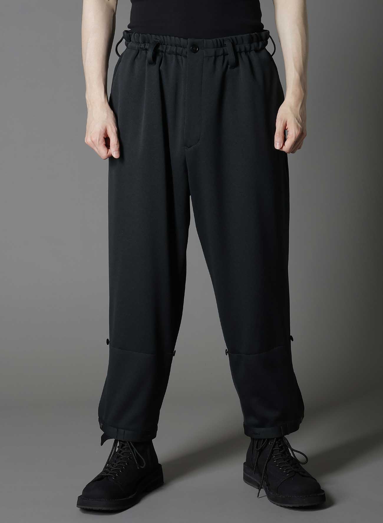 【1/17 10:00(JST) Release】POLYESTER SMOOTH DOUBLE HEM RIB PANTS