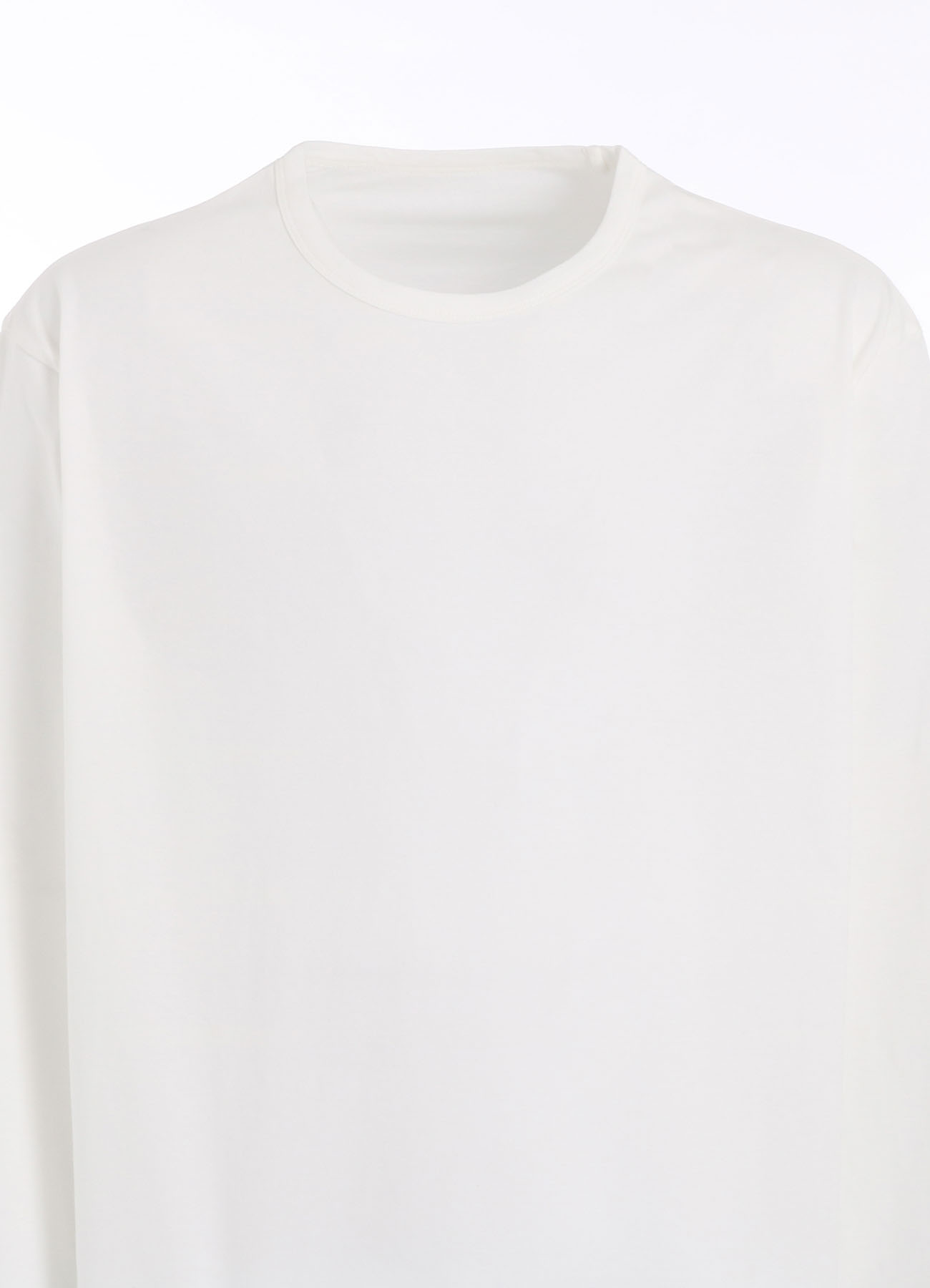 COTTON JERSEY SLASH PIPING T-SHIRT