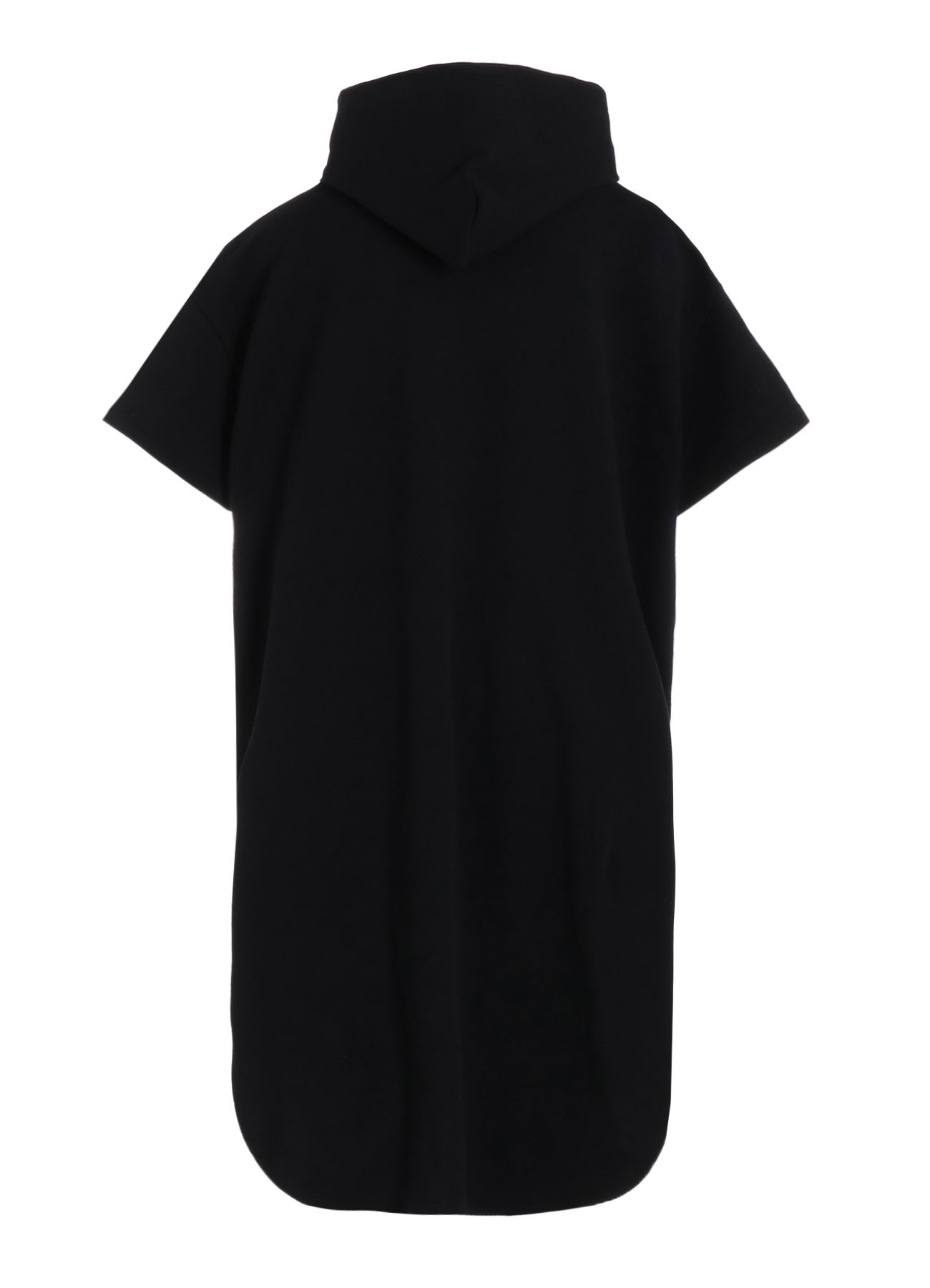 MINI PILE LINING BIG HOODED DRESS SHORT SLEEVES T-SHIRT