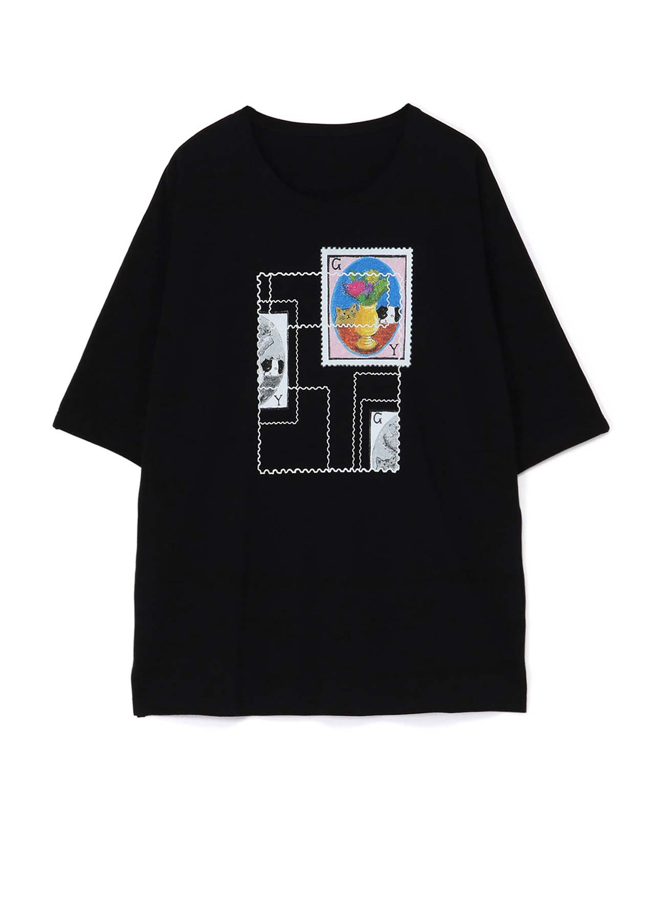 ＜受注＞[Ground Y×Mai Fukagawa collection] dolman sleeve T-shirts 「stamp」