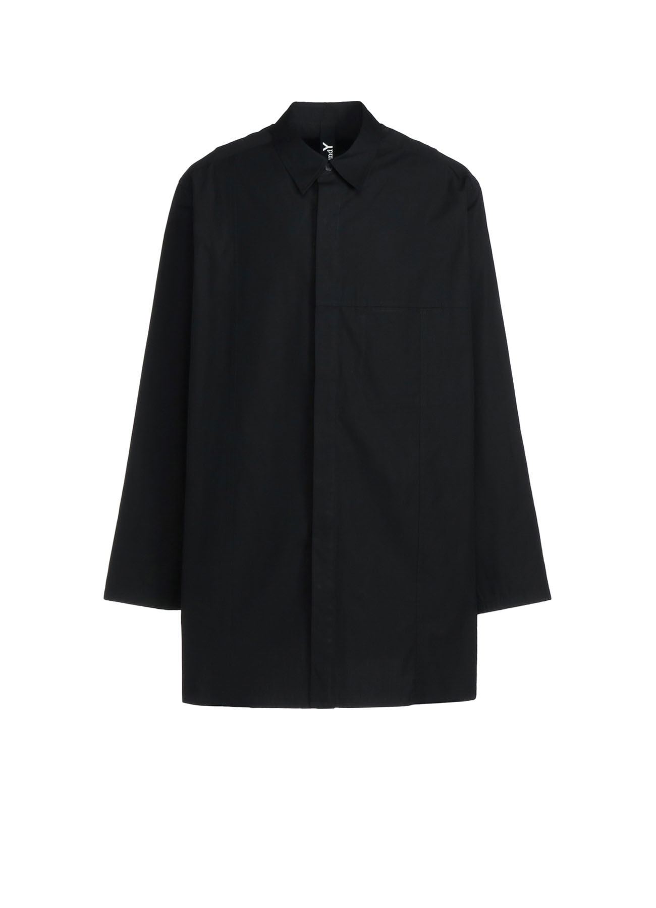 COTTON BROAD ASYMMETRICAL PANEL SHIRT