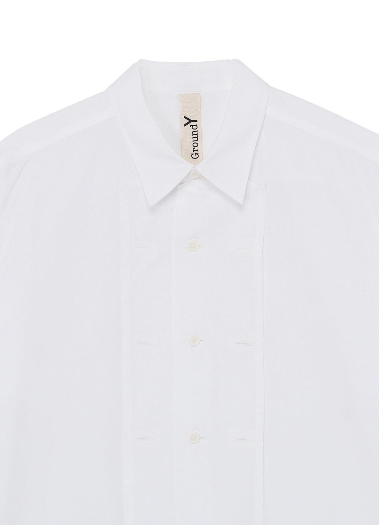 COTTON BROAD UNFIXED FRONT SHIRT